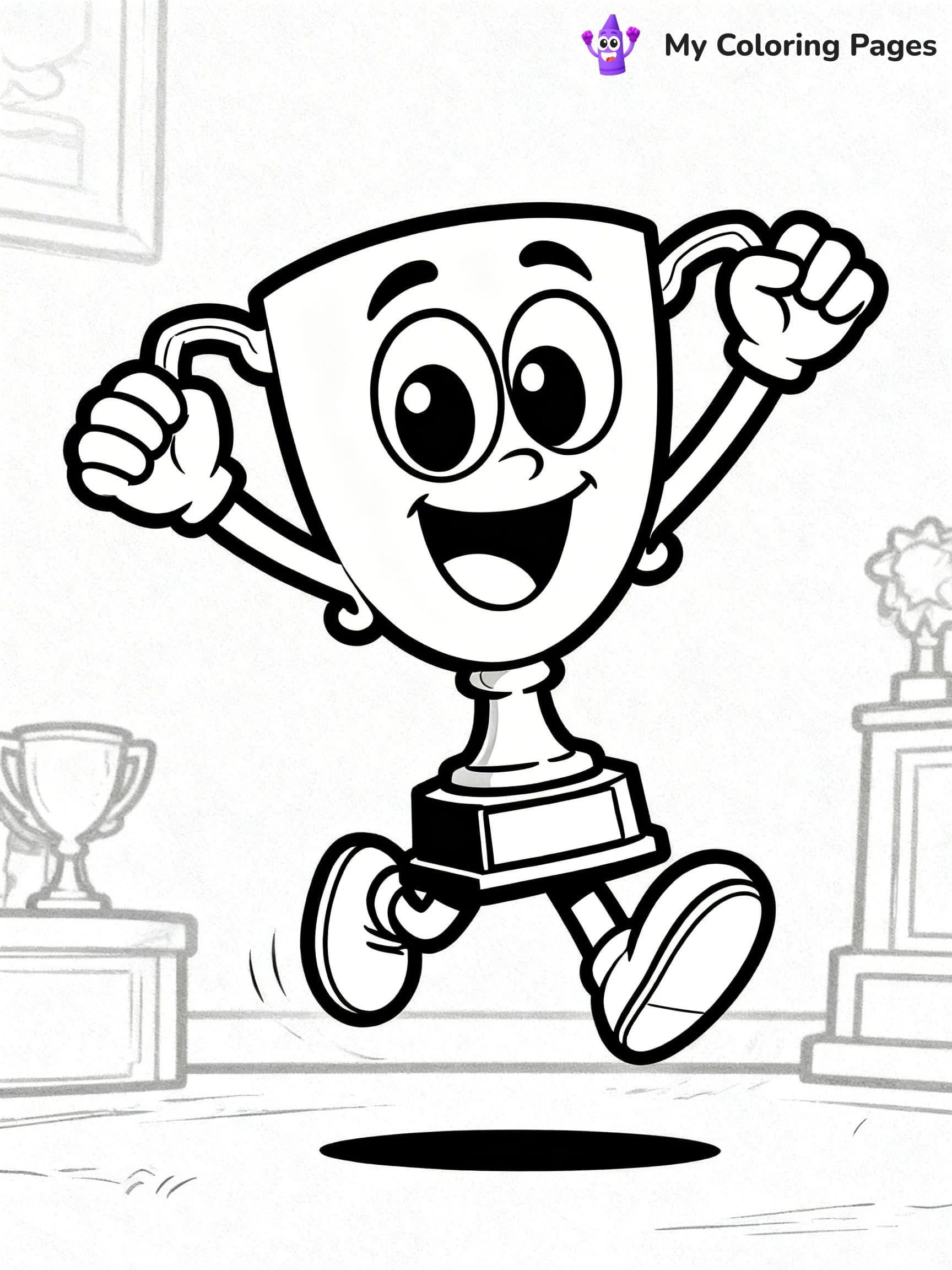 Trophy Coloring Pages - 20