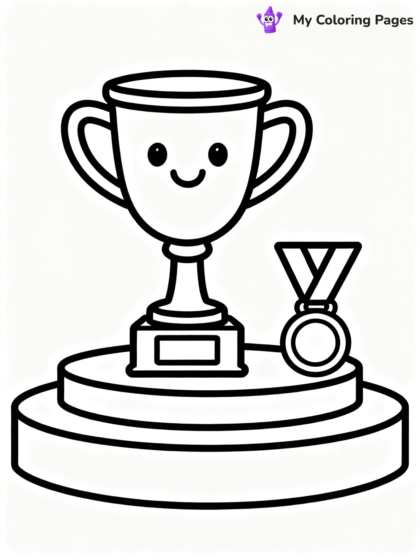 Trophy Coloring Pages - 16