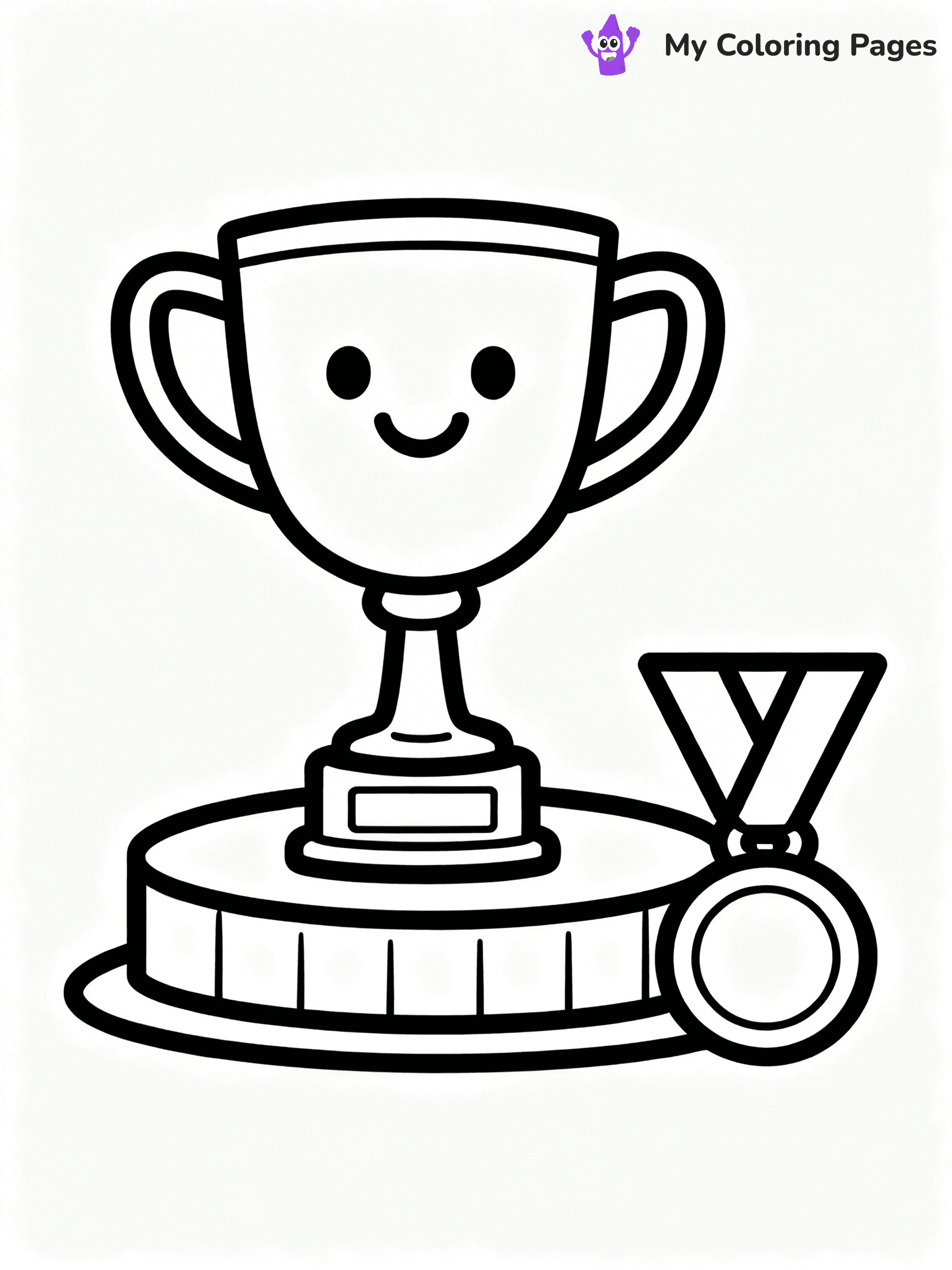 Trophy Coloring Pages - 10
