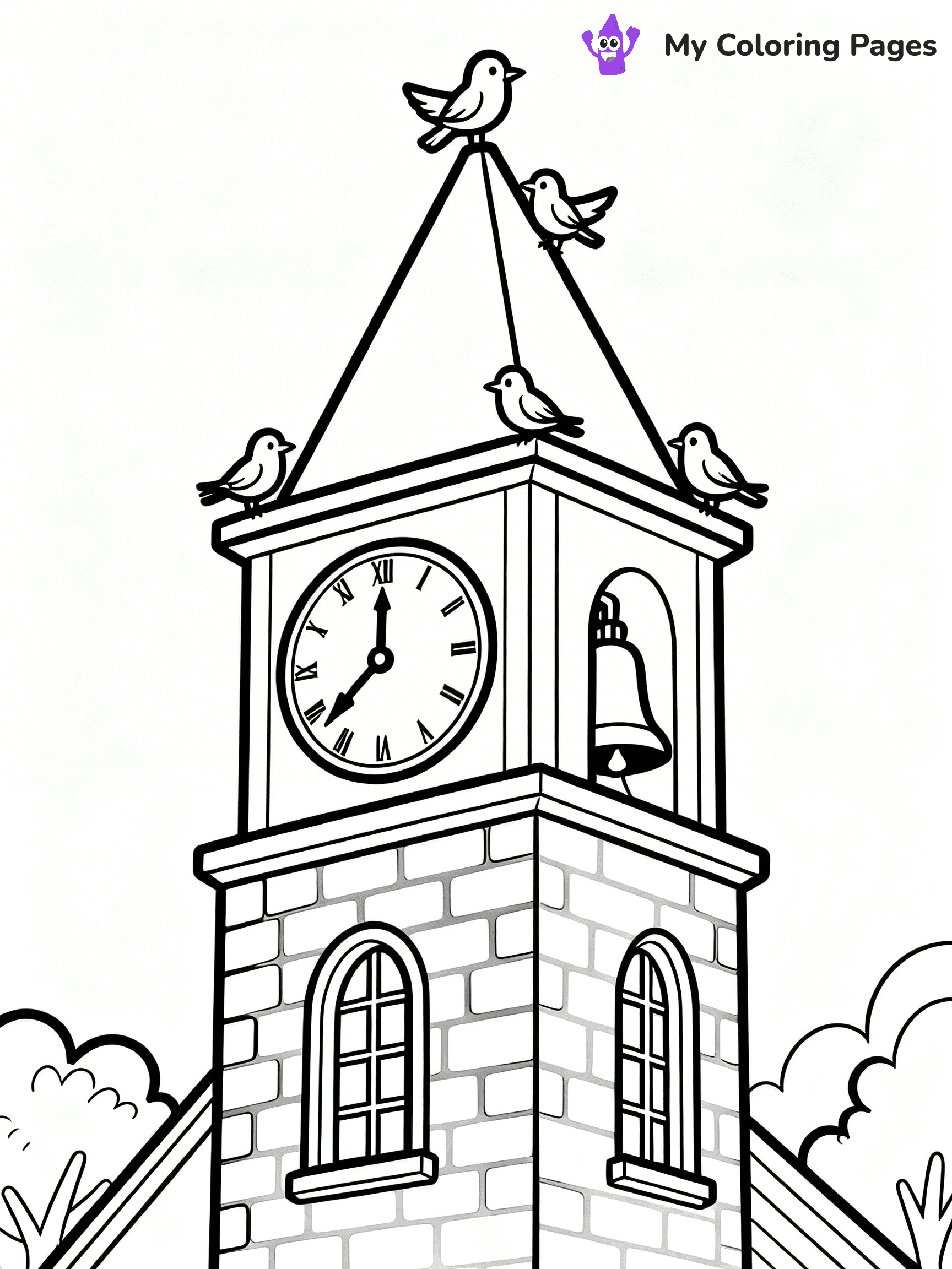 Church Coloring Pages - 25