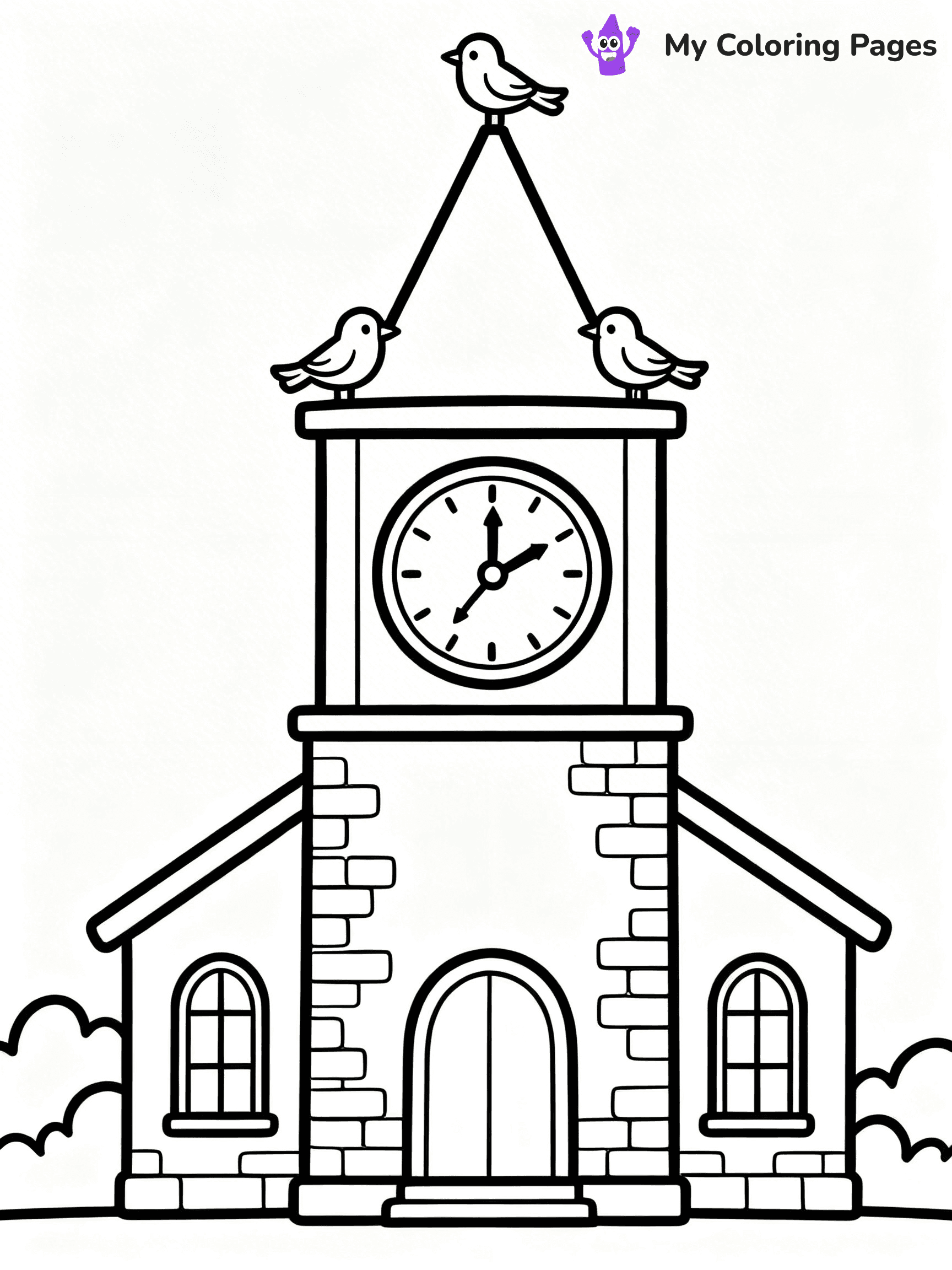 Church Coloring Pages - 24