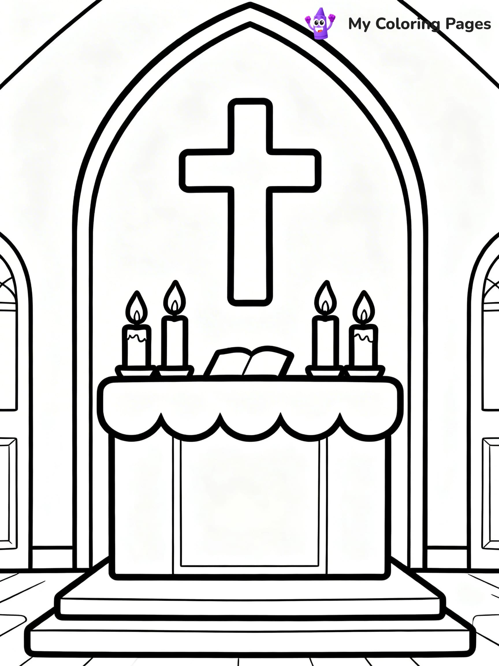 Church Coloring Pages - 15