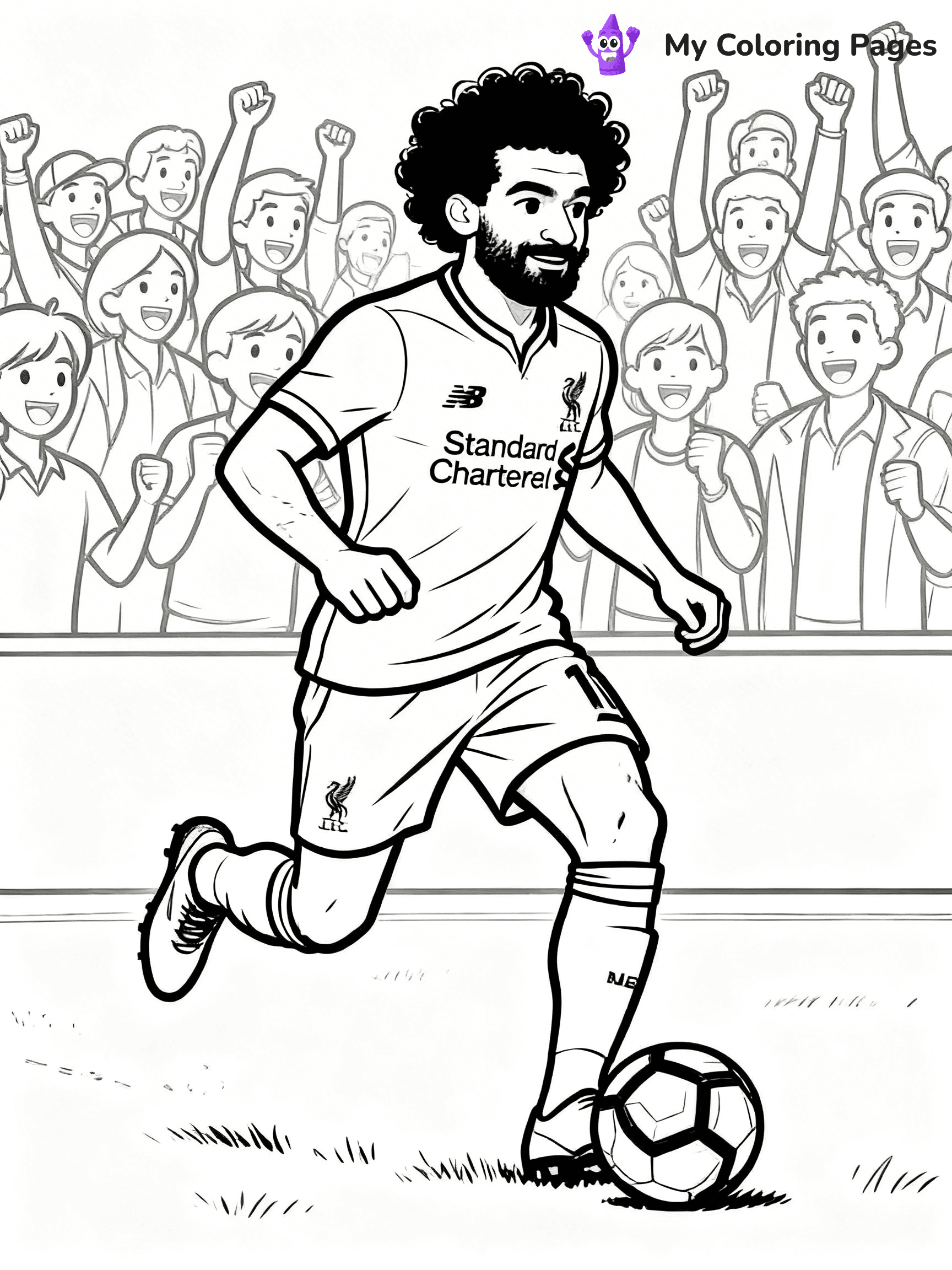 Mo Salah Coloring Pages - 28