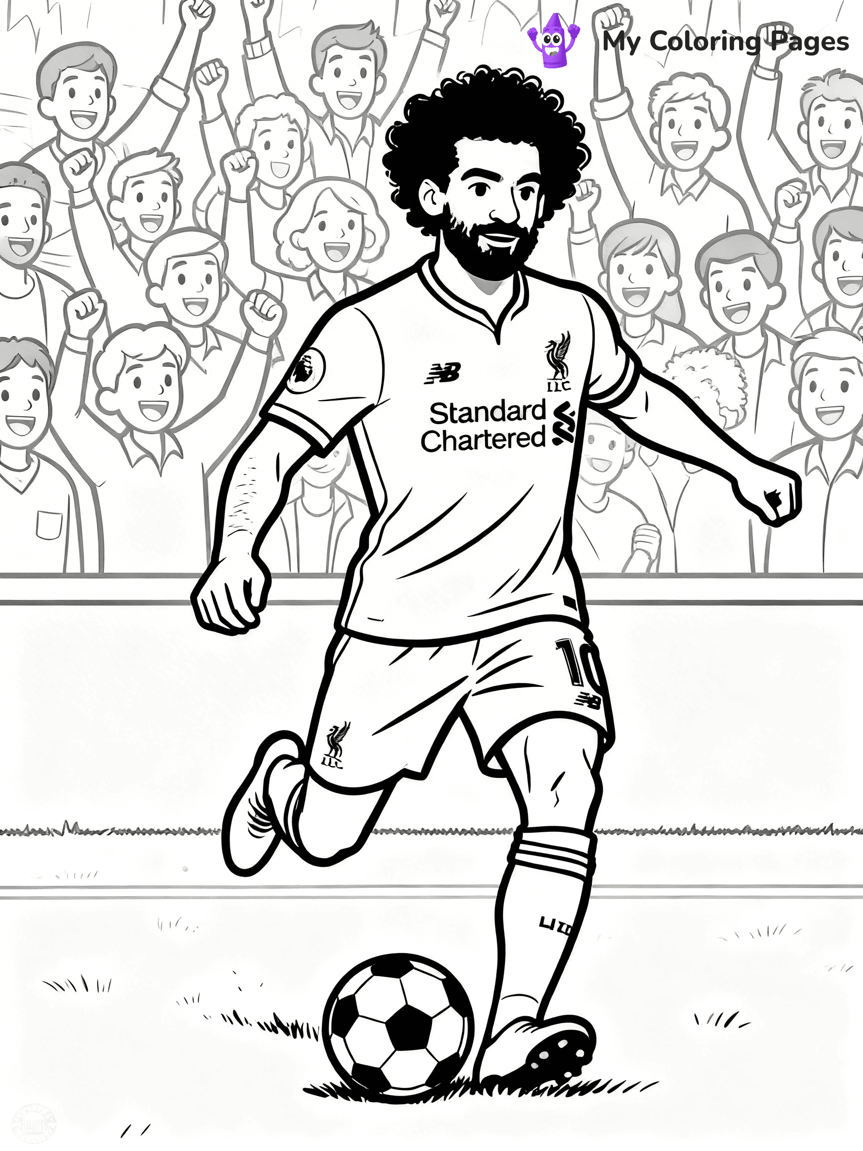 Mo Salah Coloring Pages - 27