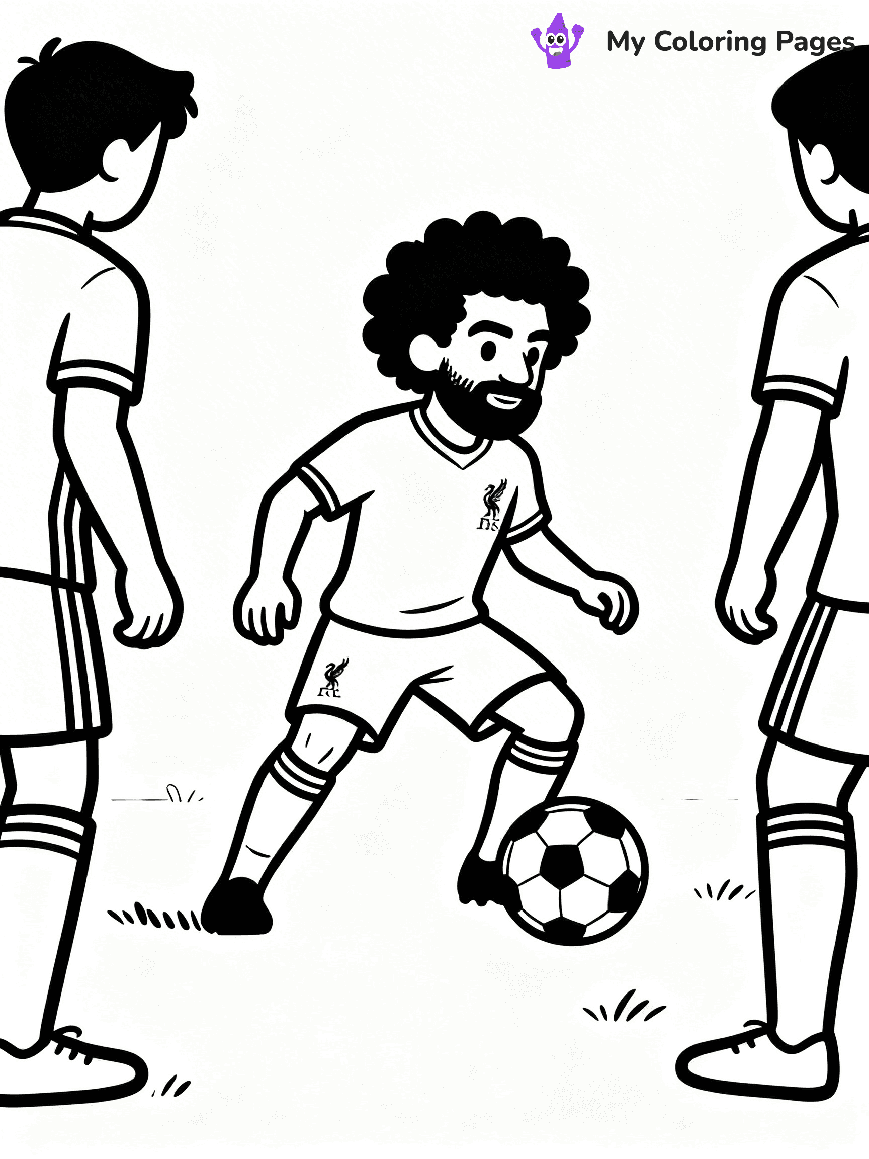 Mo Salah Coloring Pages - 18