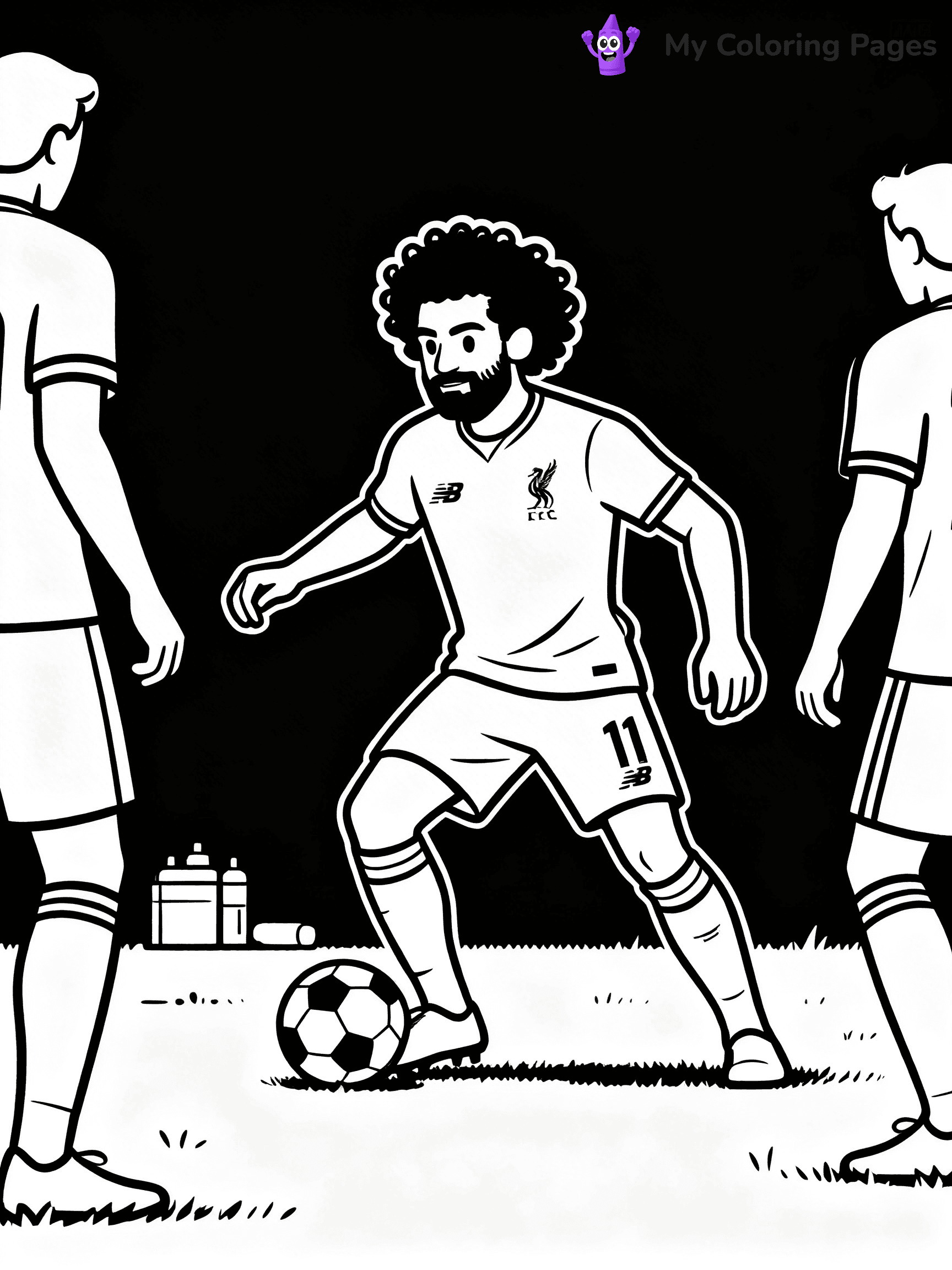 Mo Salah Coloring Pages - 14