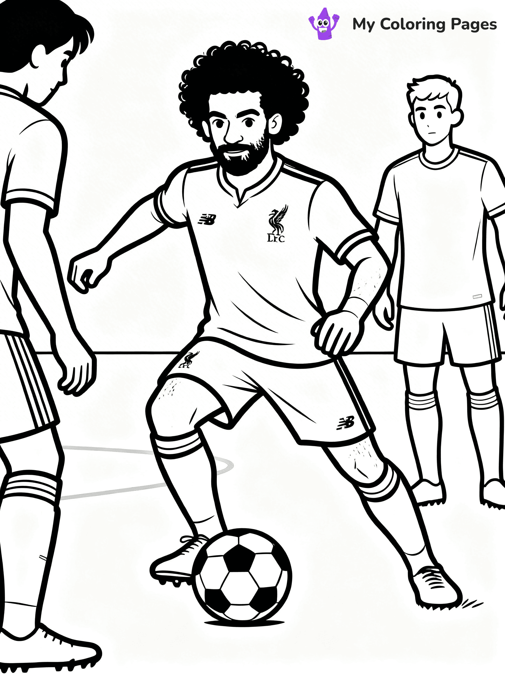 Mo Salah Coloring Pages - 13