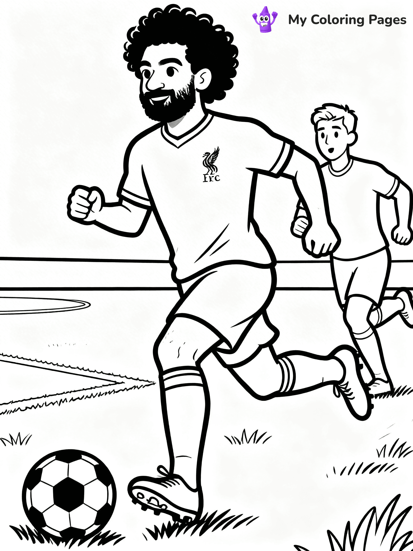 Mo Salah Coloring Pages - 11