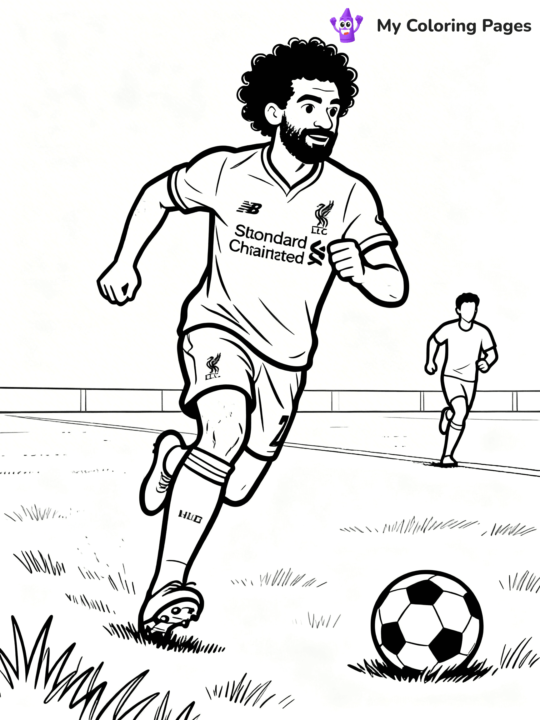 Mo Salah Coloring Pages - 10
