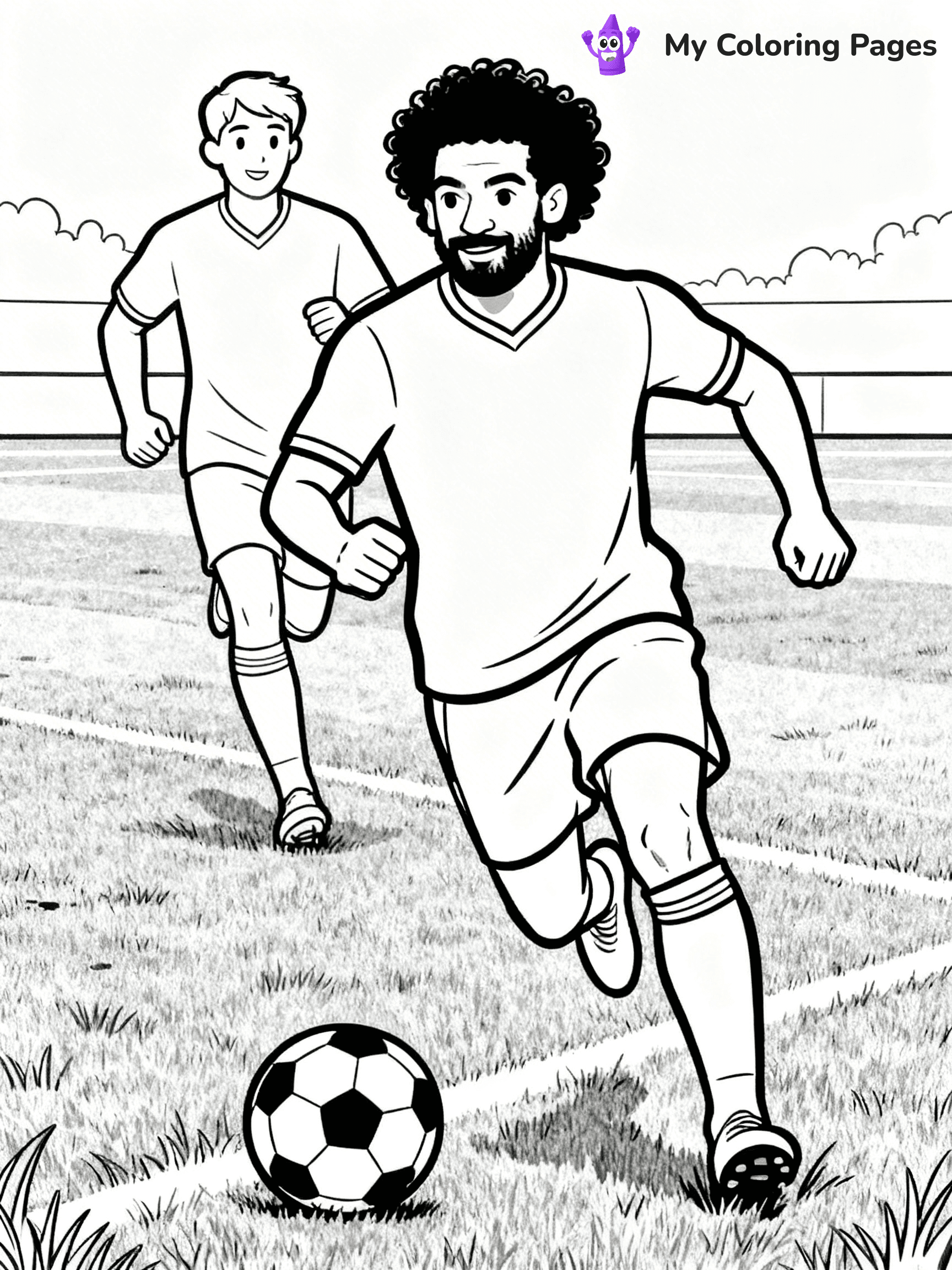 Mo Salah Coloring Pages - 9