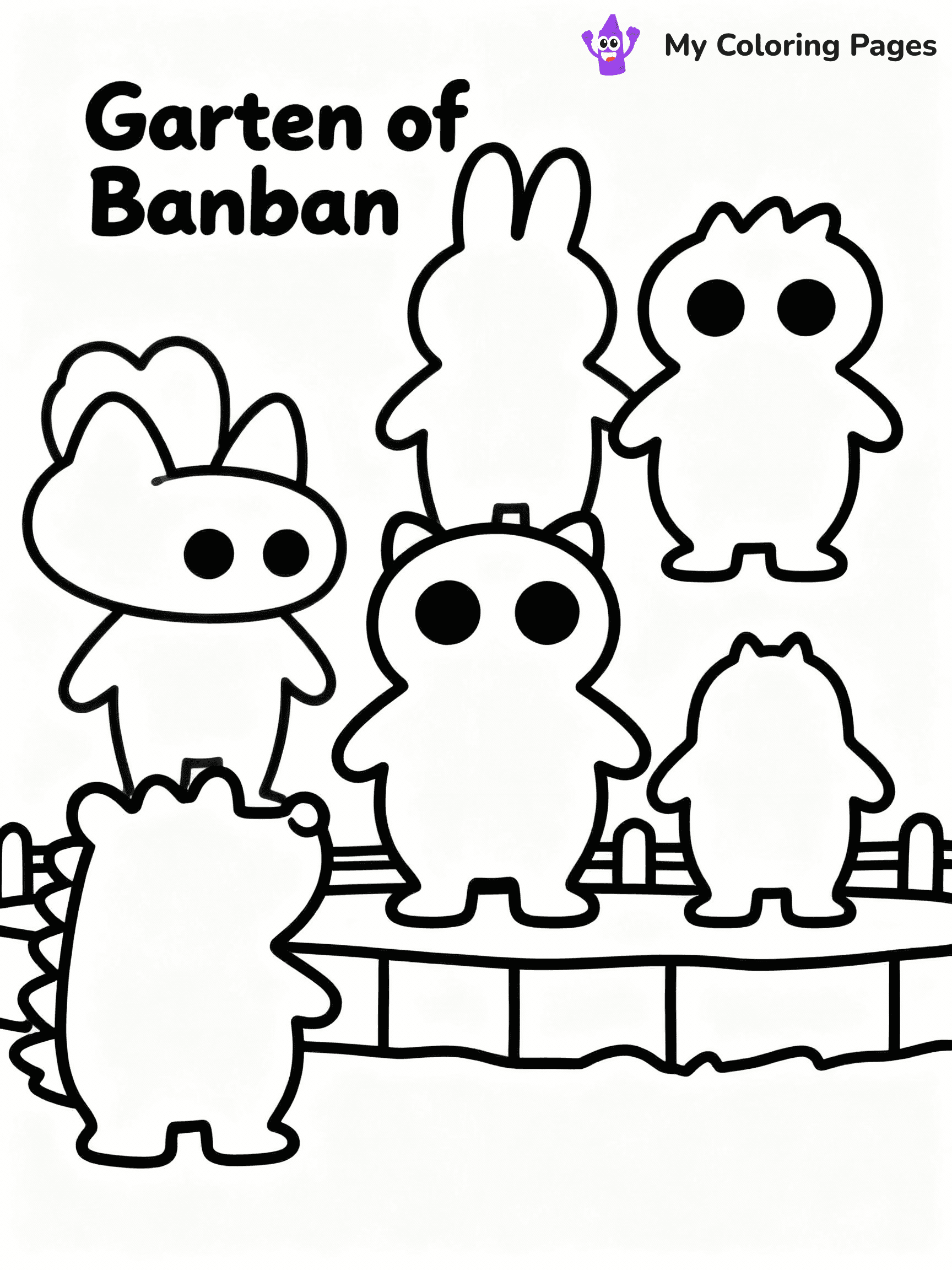 Garten Of Banban Coloring Pages - 13