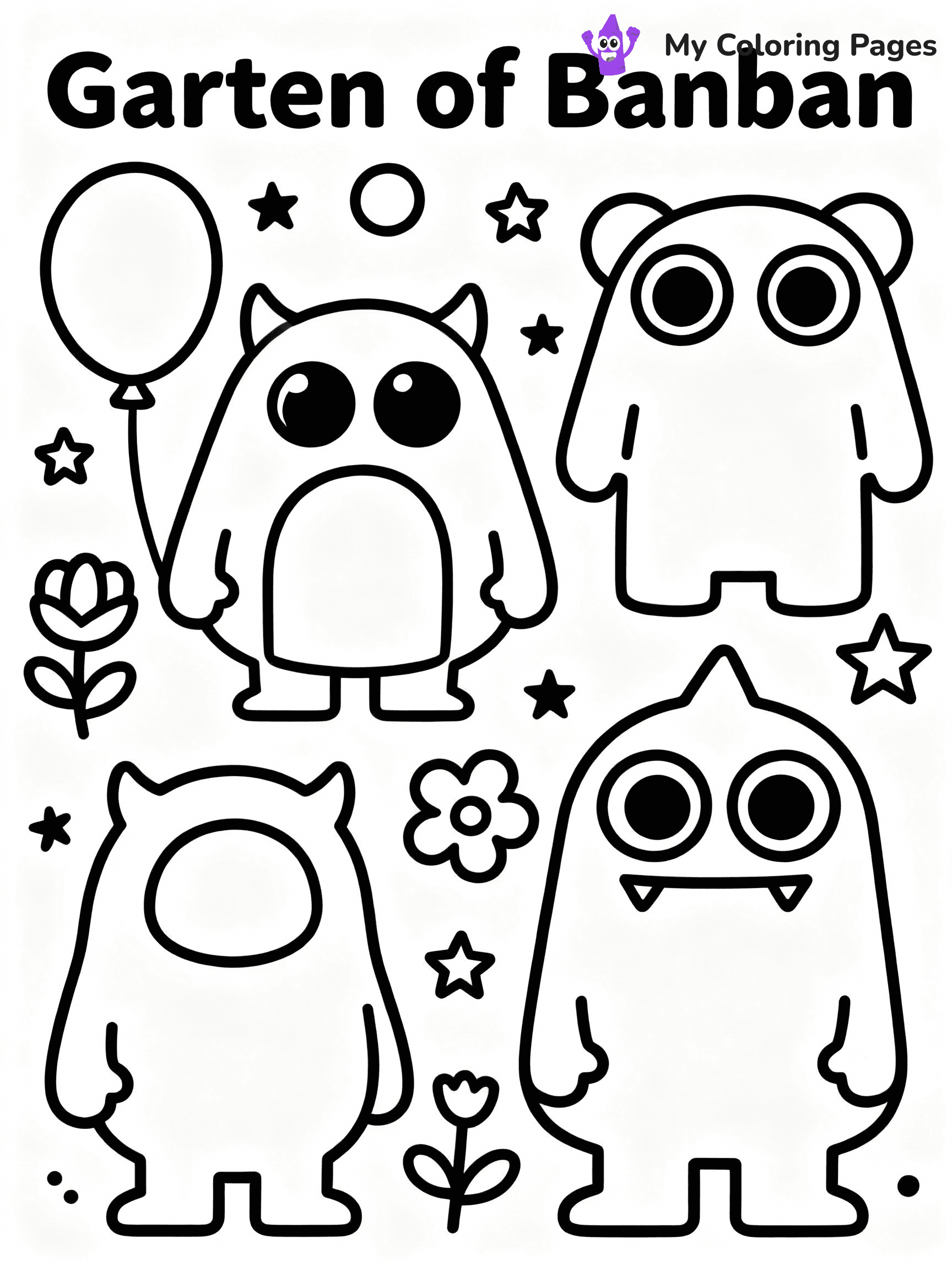 Garten Of Banban Coloring Pages - 11