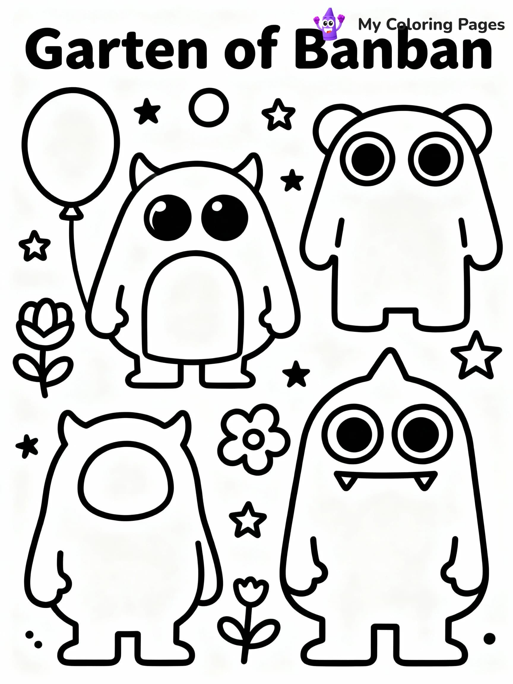 Garten Of Banban Coloring Pages - 11