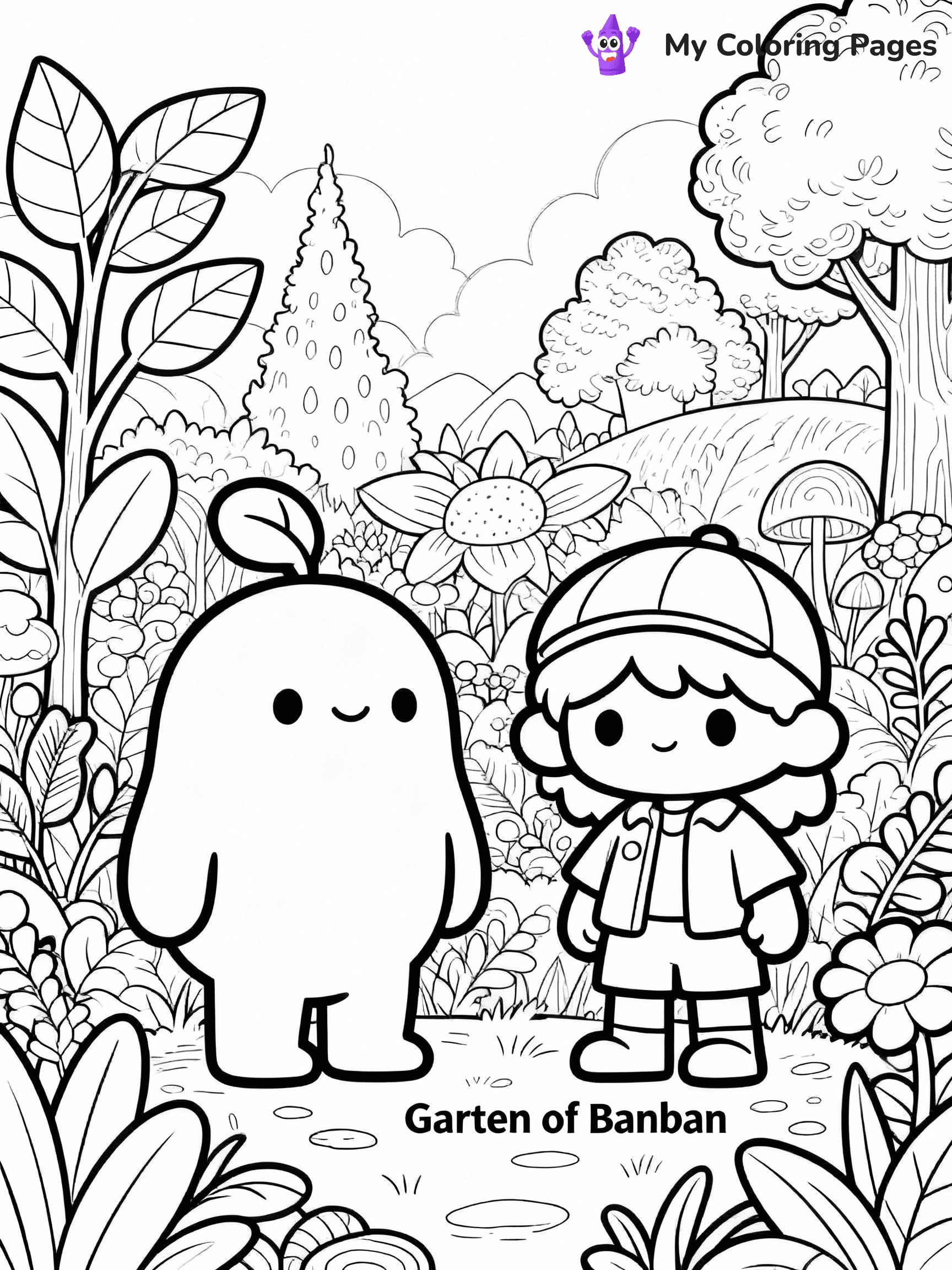 Garten Of Banban Coloring Pages - 2