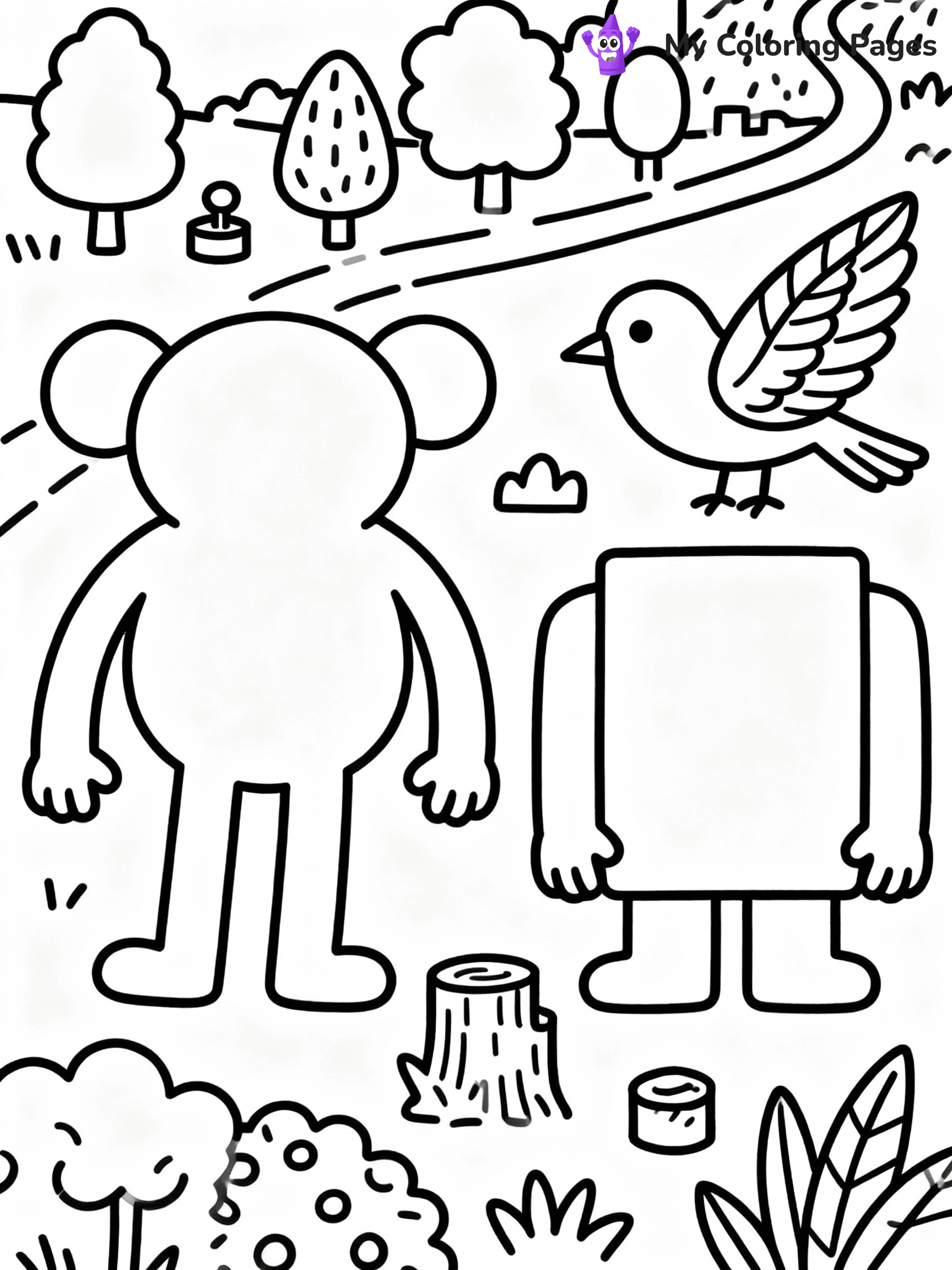 Garten Of Banban Coloring Pages - 1