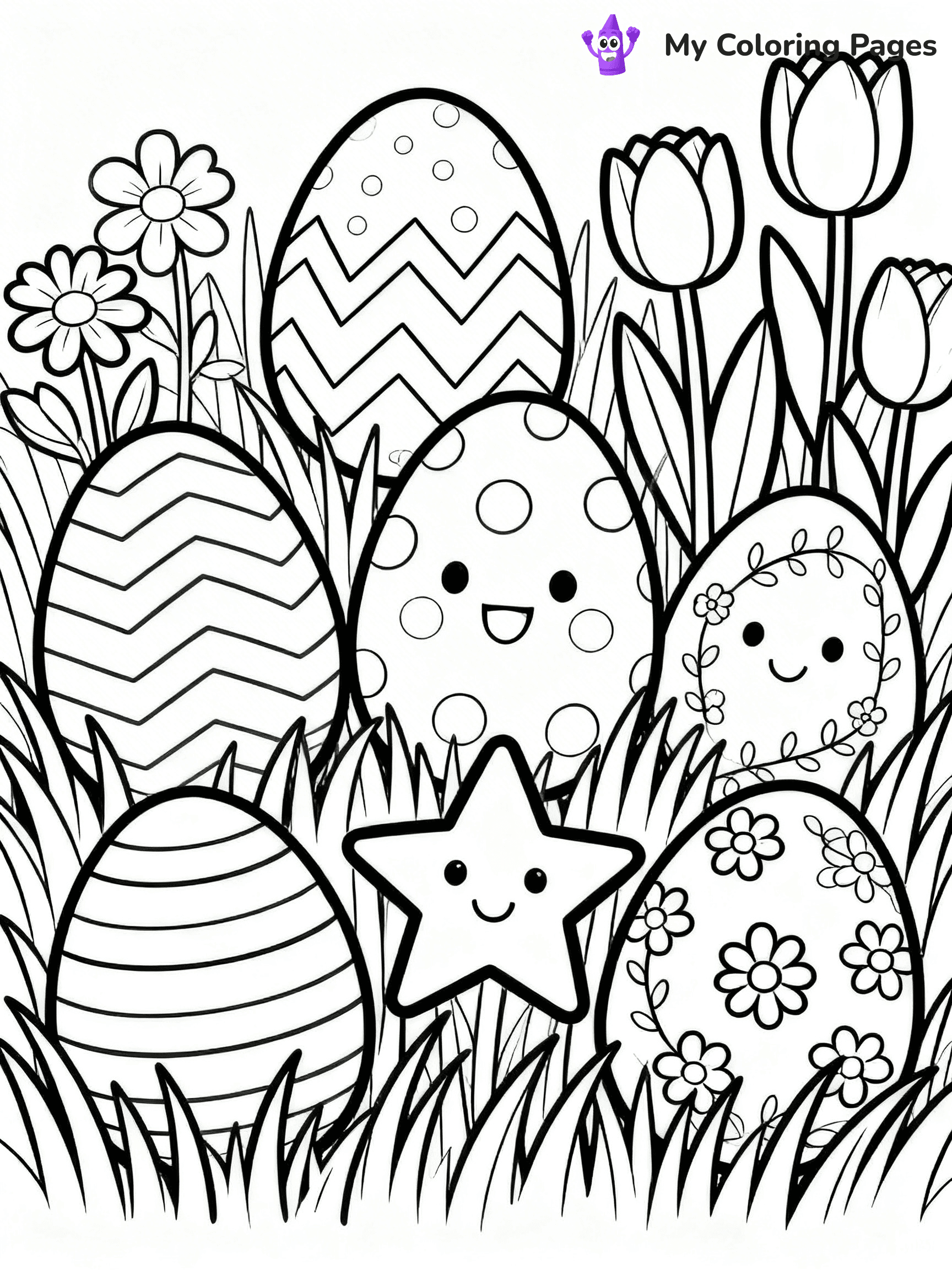 Easter Coloring Pages For Adults - 23