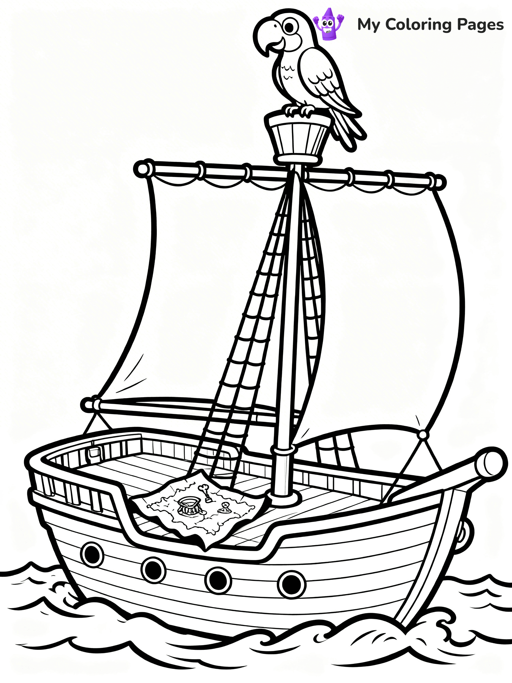Sail Boat Coloring Pages - 22