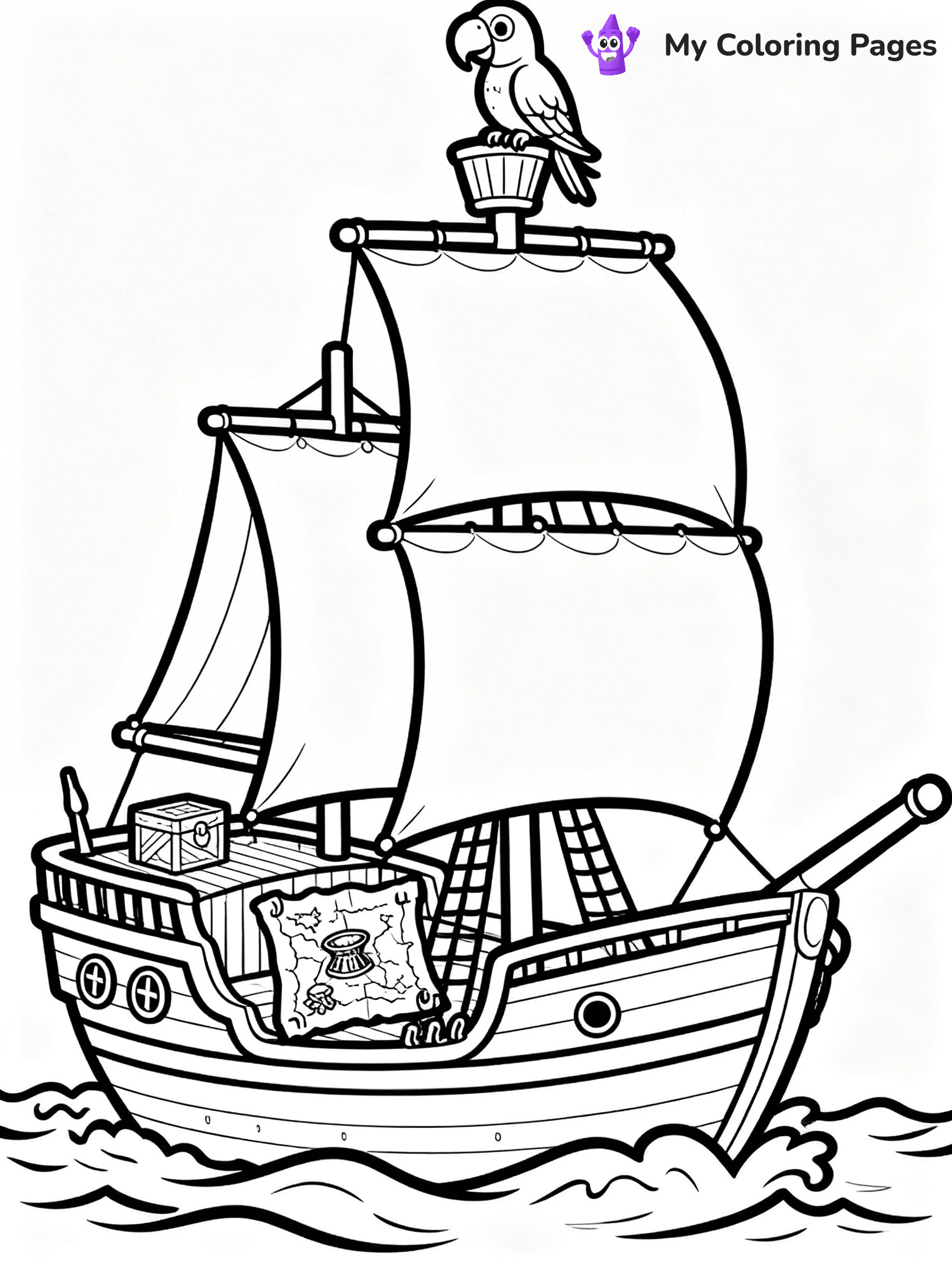 Sail Boat Coloring Pages - 21