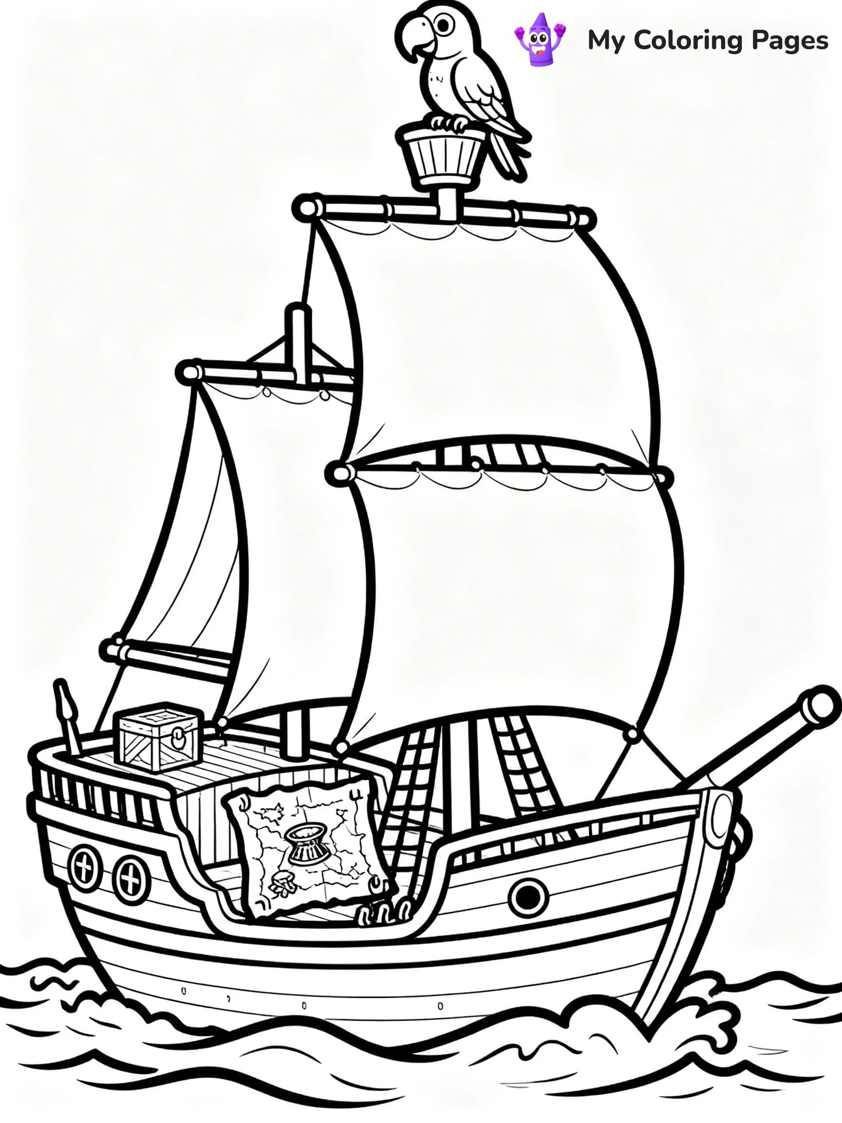 Sail Boat Coloring Pages - 21