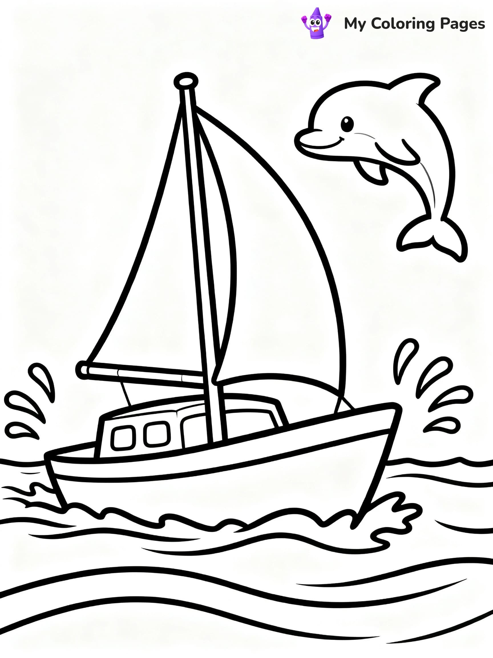 Sail Boat Coloring Pages - 24