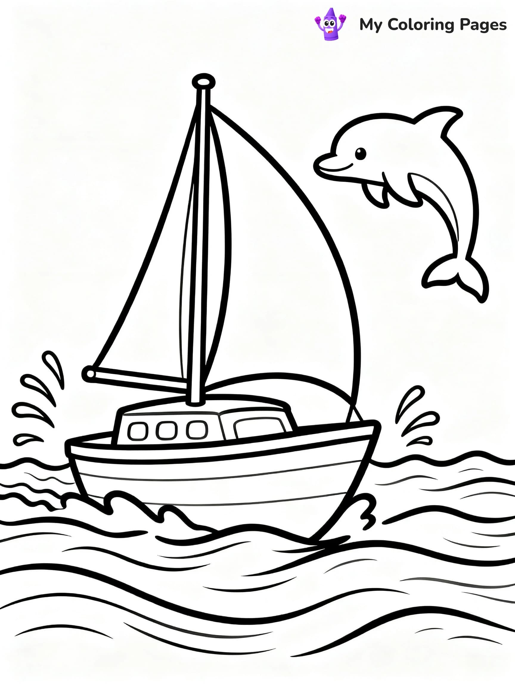 Sail Boat Coloring Pages - 23