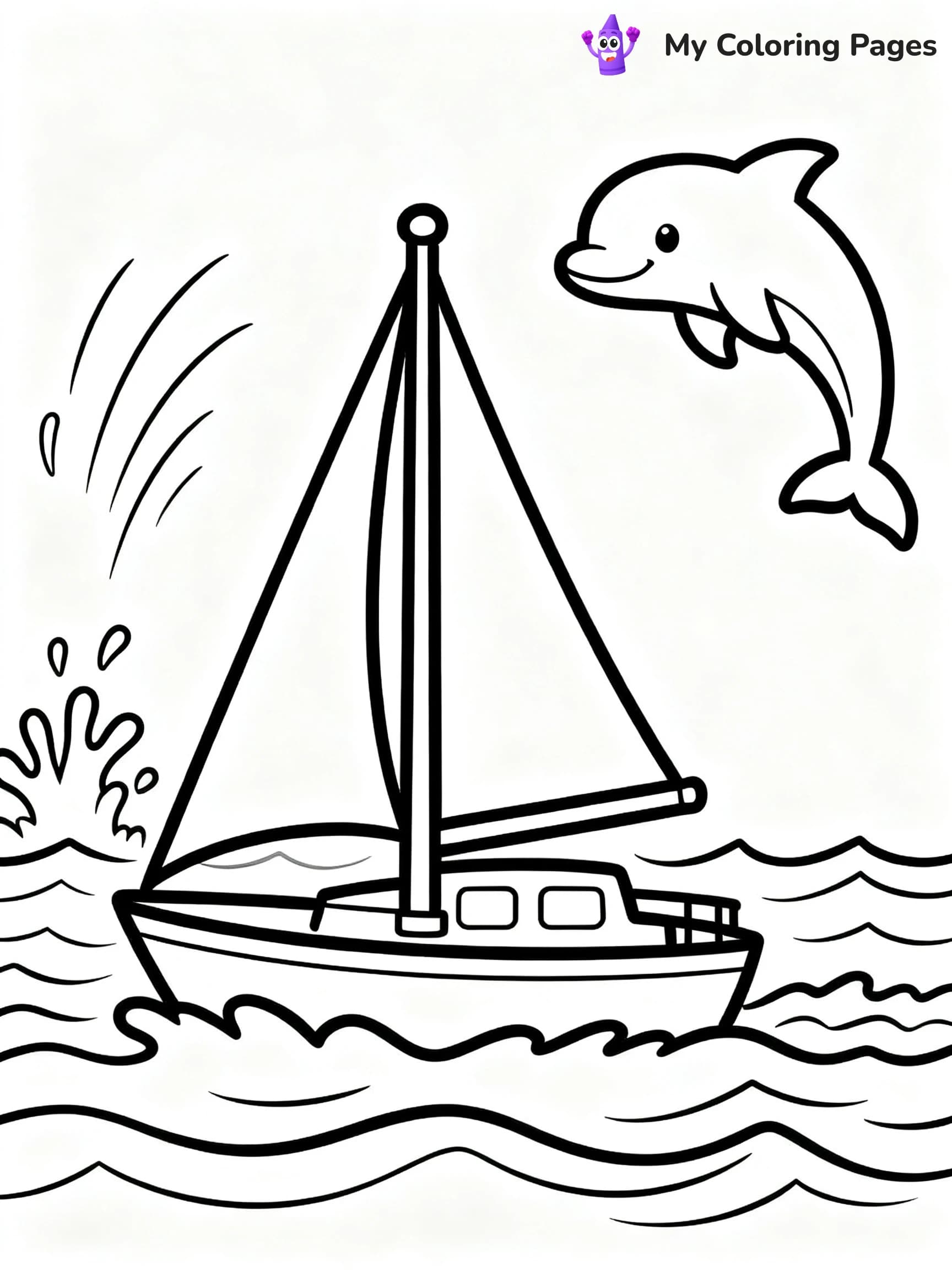 Sail Boat Coloring Pages - 22