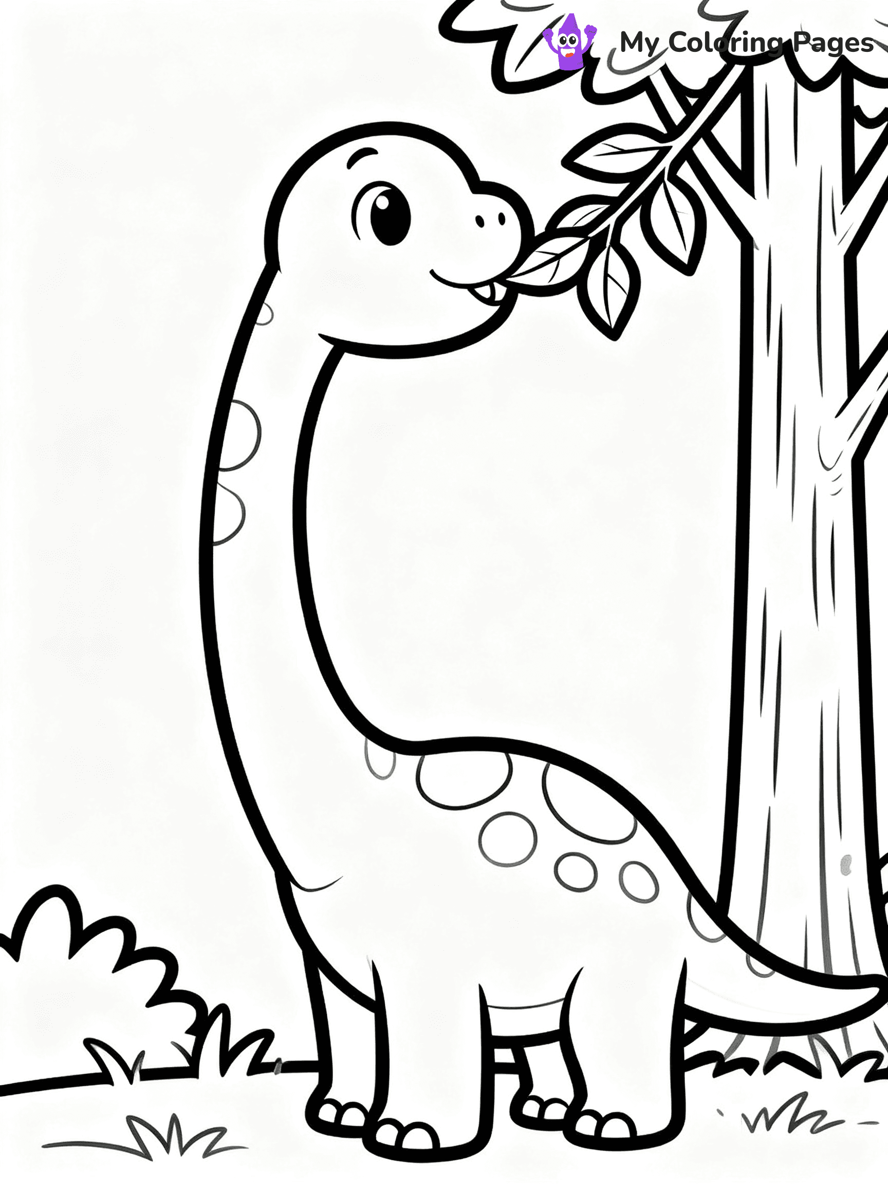 Baby Dinosaur Coloring Pages - 107