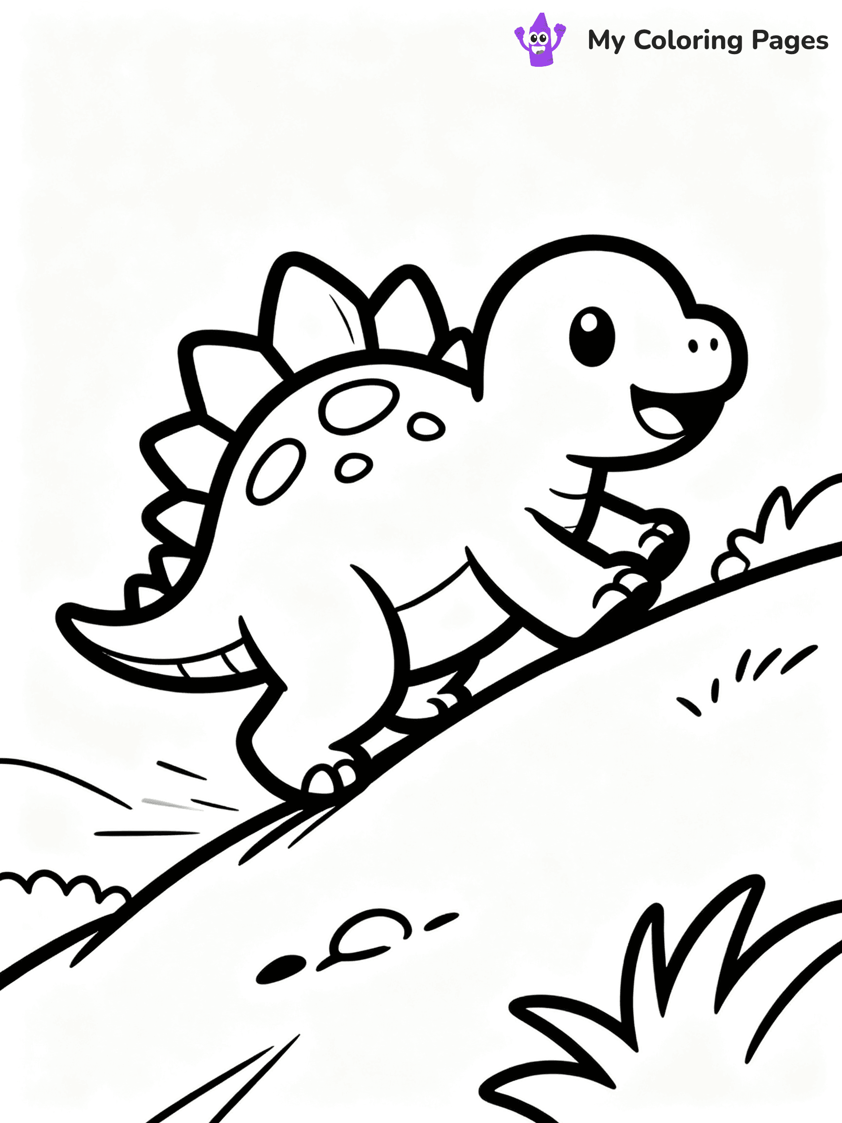 Baby Dinosaur Coloring Pages - 98