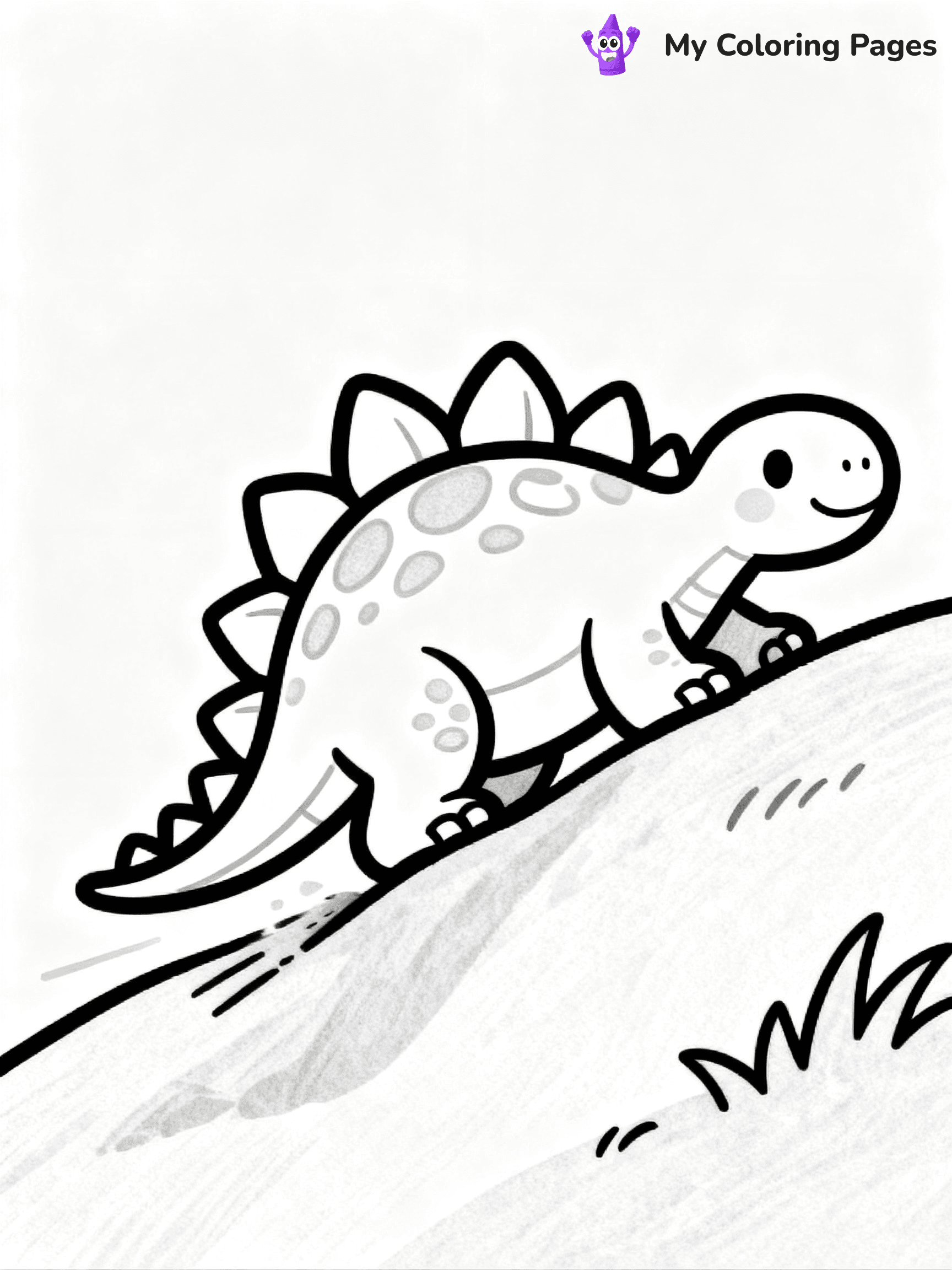 Baby Dinosaur Coloring Pages - 95