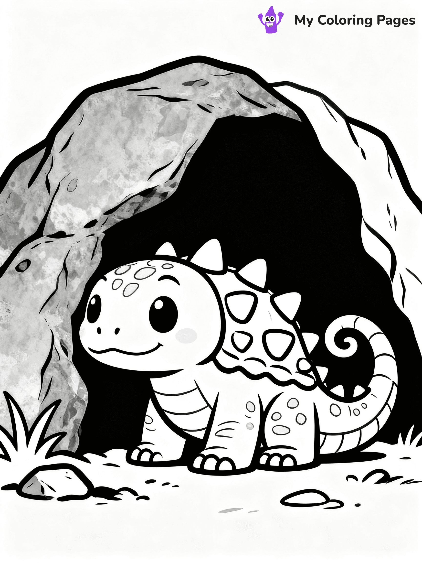 Baby Dinosaur Coloring Pages - 88
