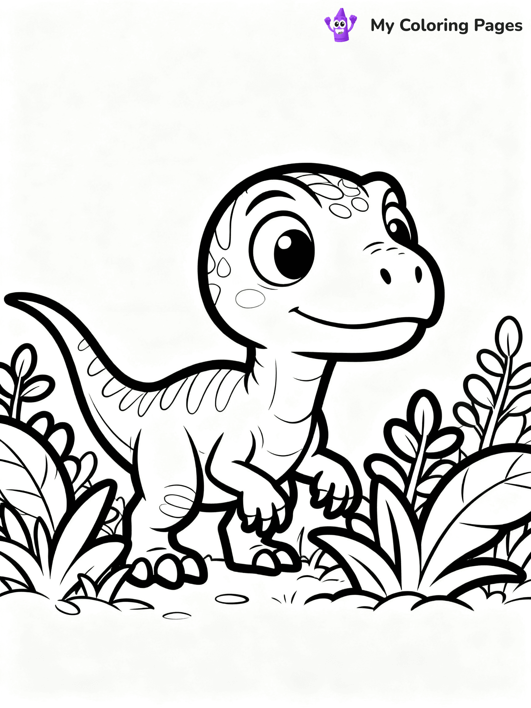 Baby Dinosaur Coloring Pages - 82