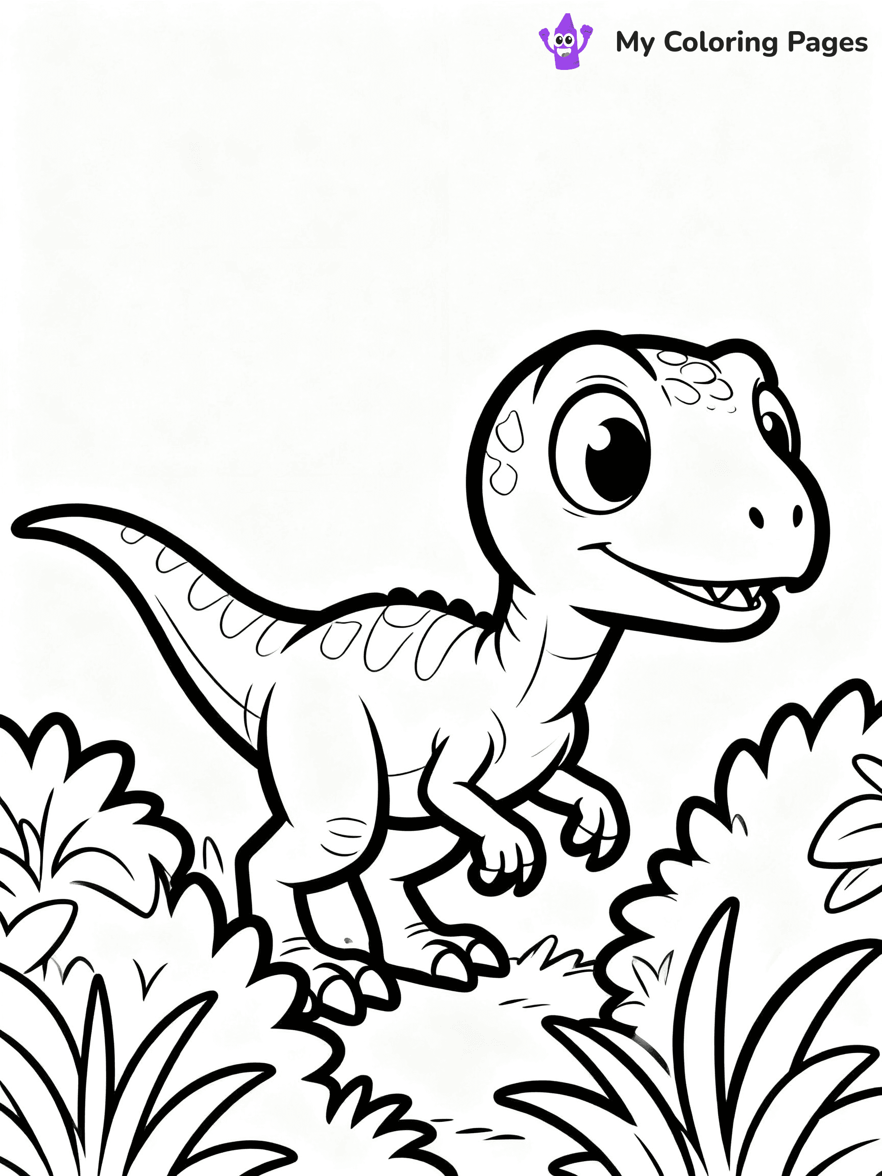 Baby Dinosaur Coloring Pages - 78