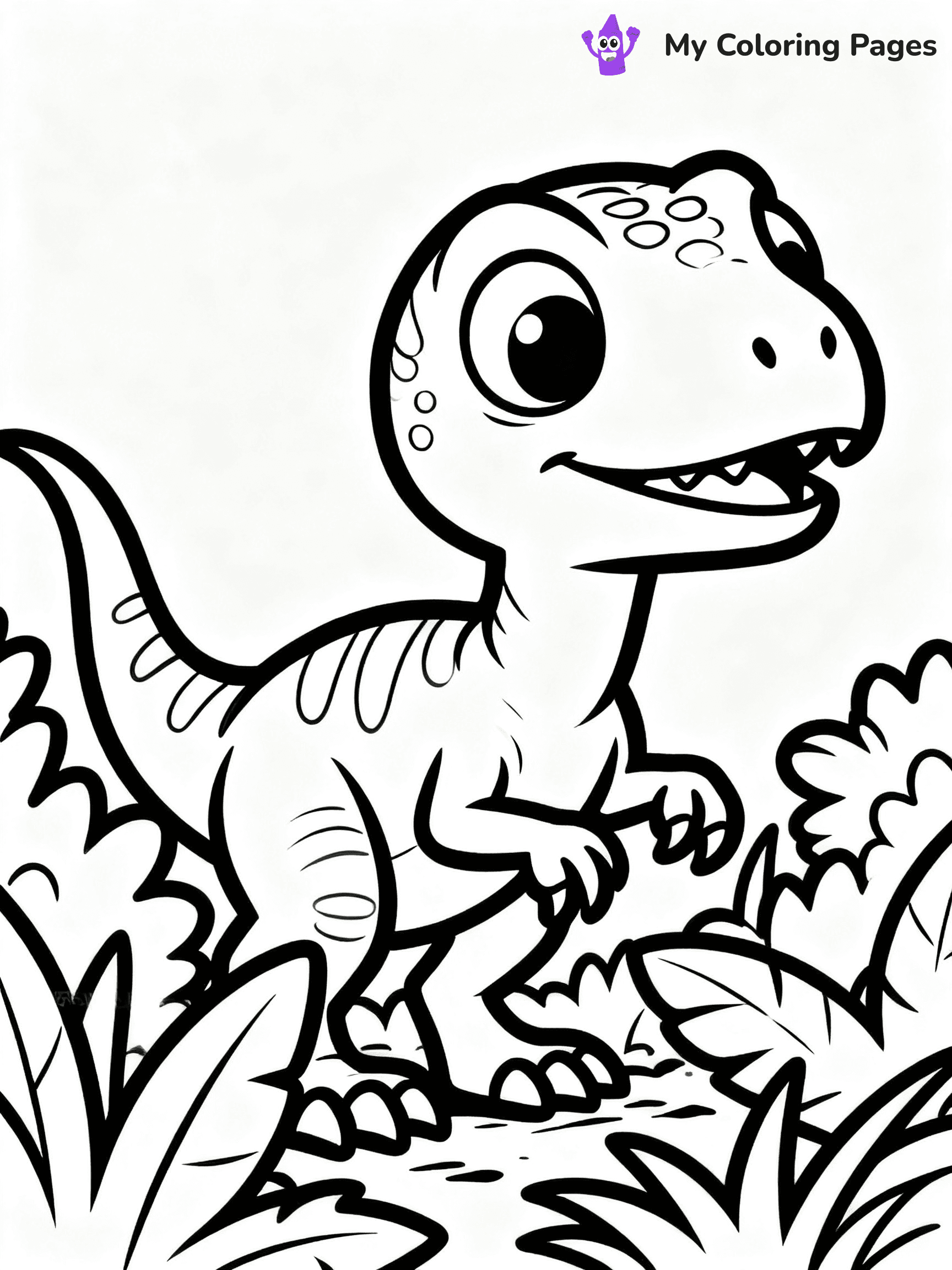 Baby Dinosaur Coloring Pages - 77