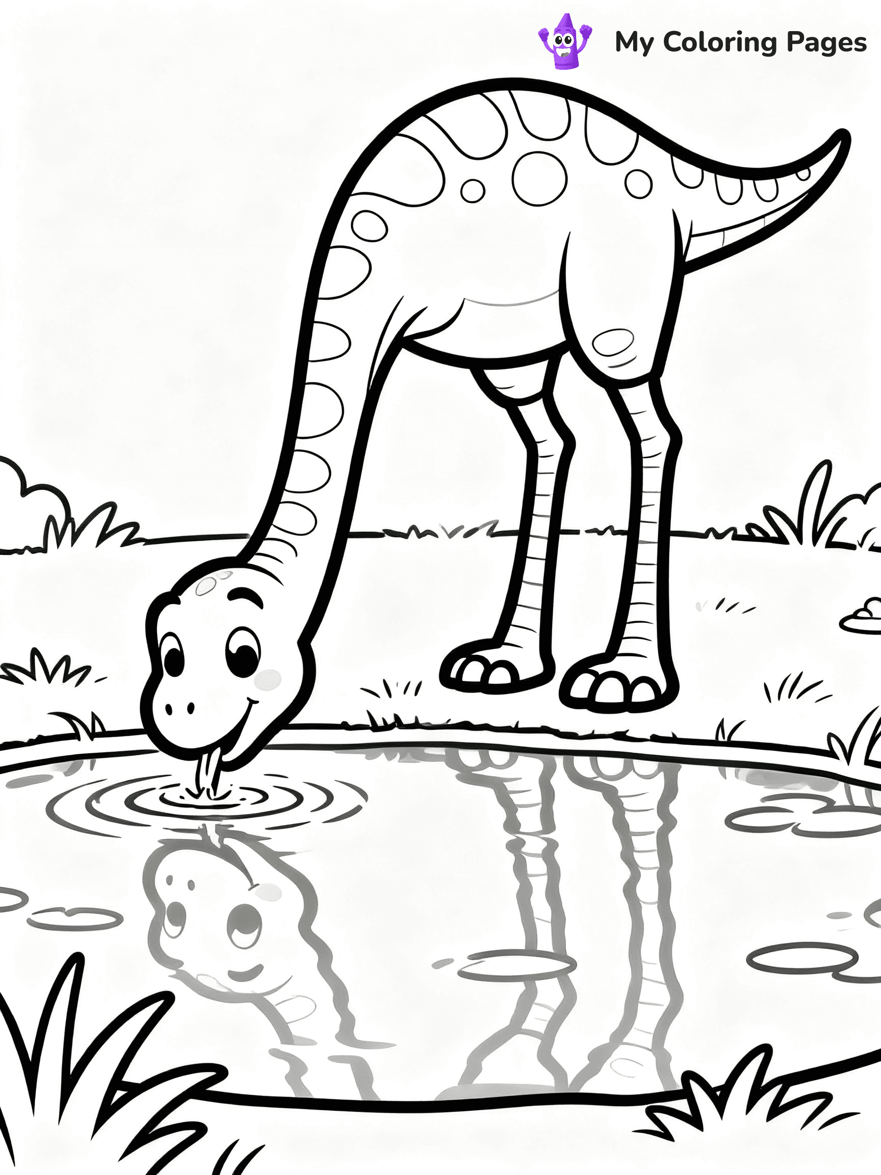 Baby Dinosaur Coloring Pages - 74