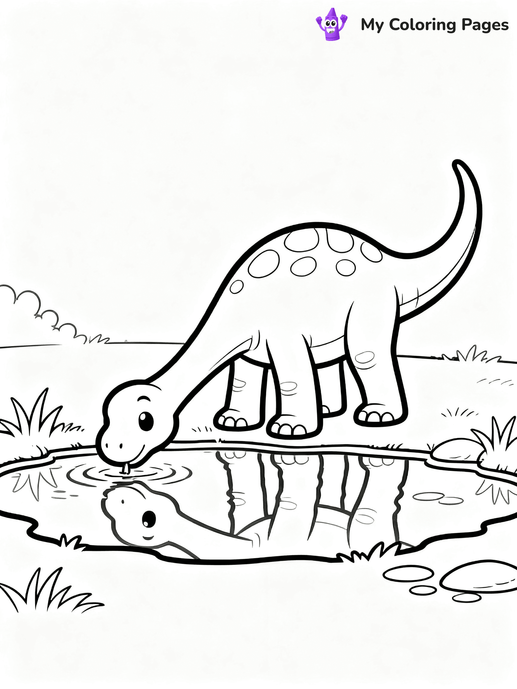 Baby Dinosaur Coloring Pages - 69