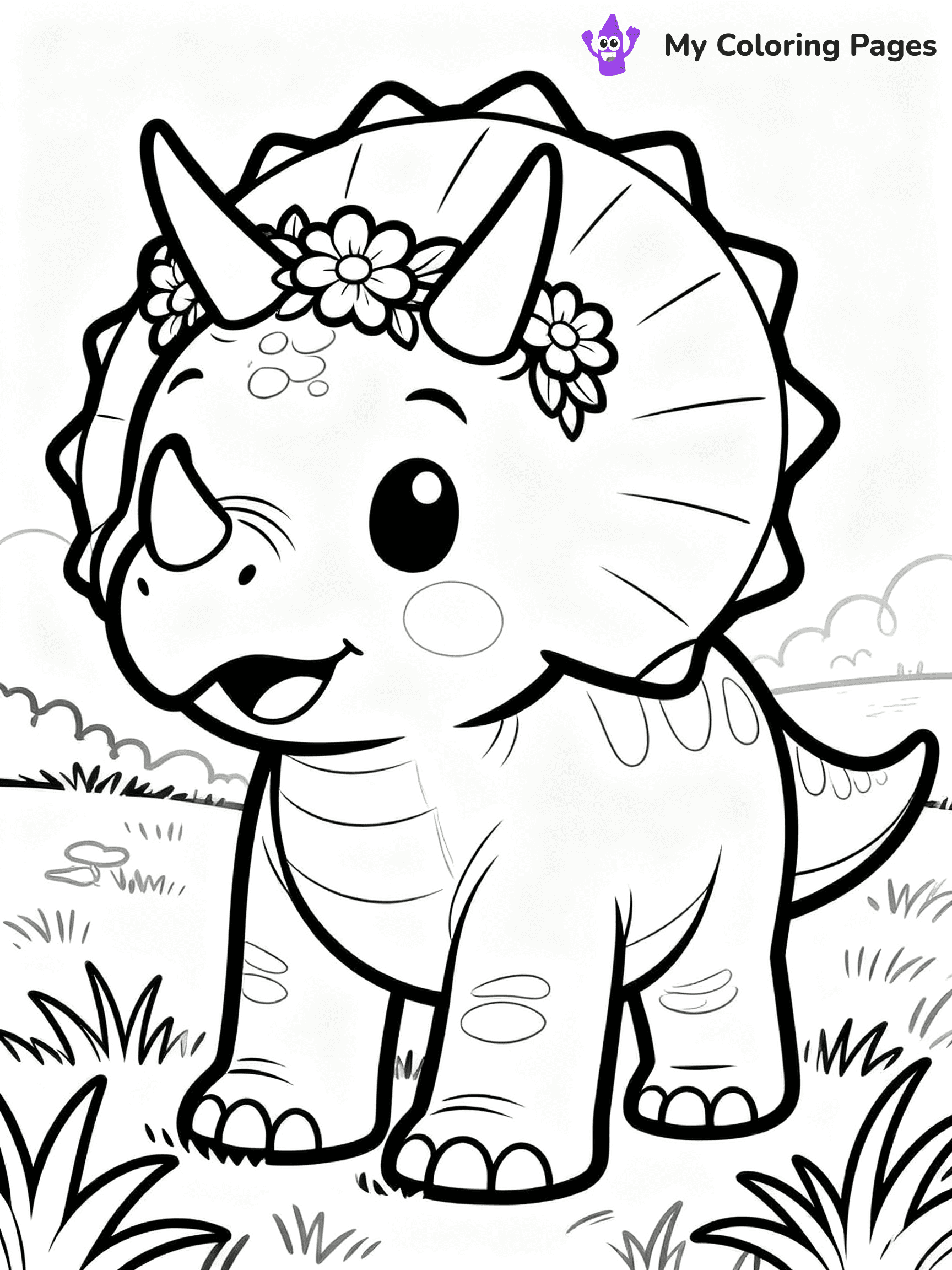 Baby Dinosaur Coloring Pages - 65