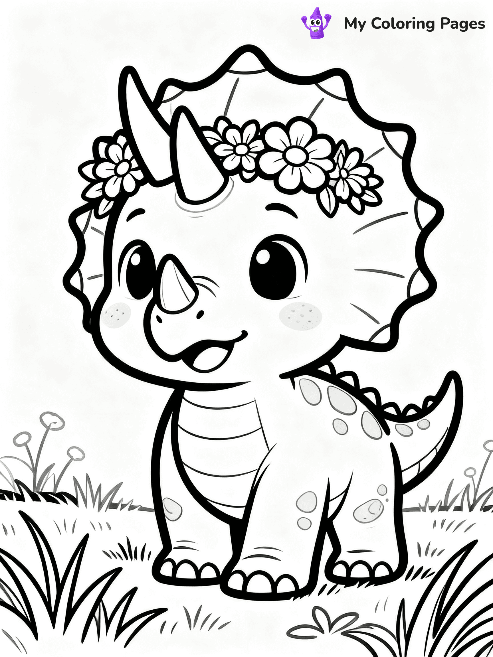 Baby Dinosaur Coloring Pages - 62