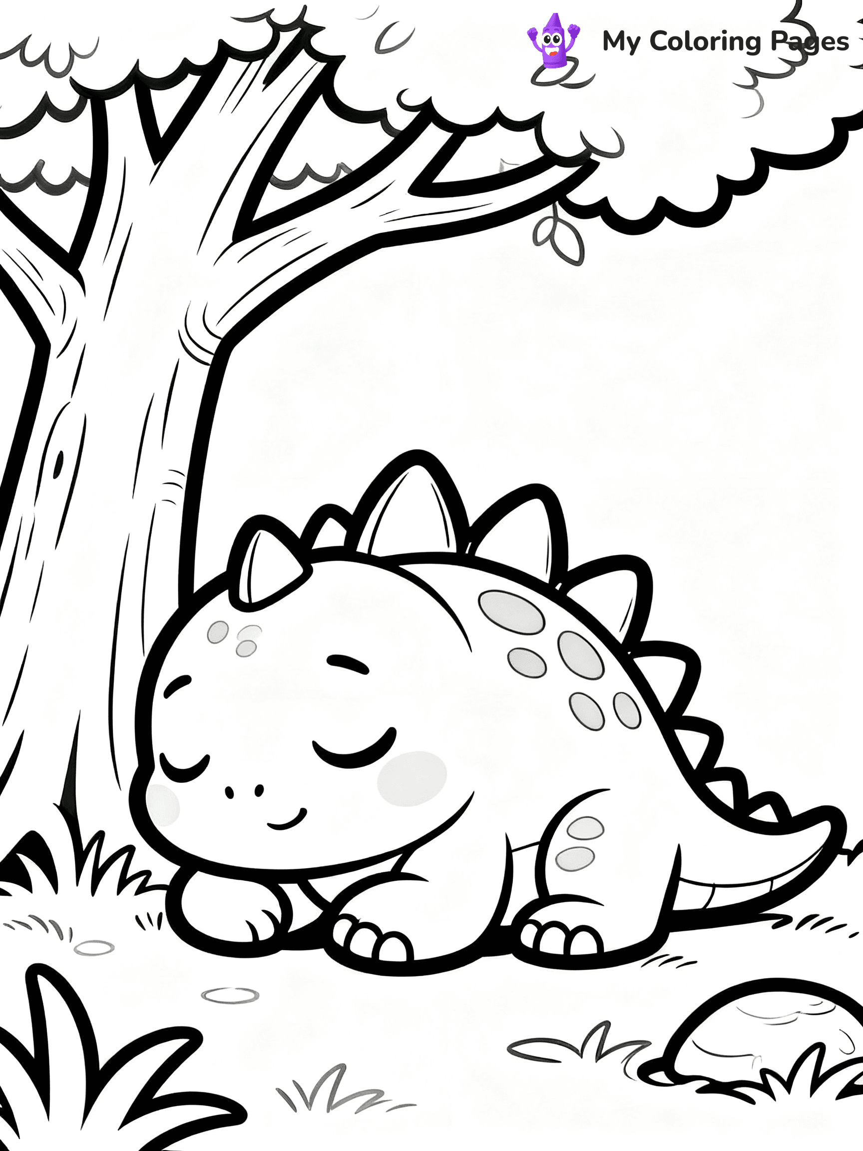 Baby Dinosaur Coloring Pages - 61