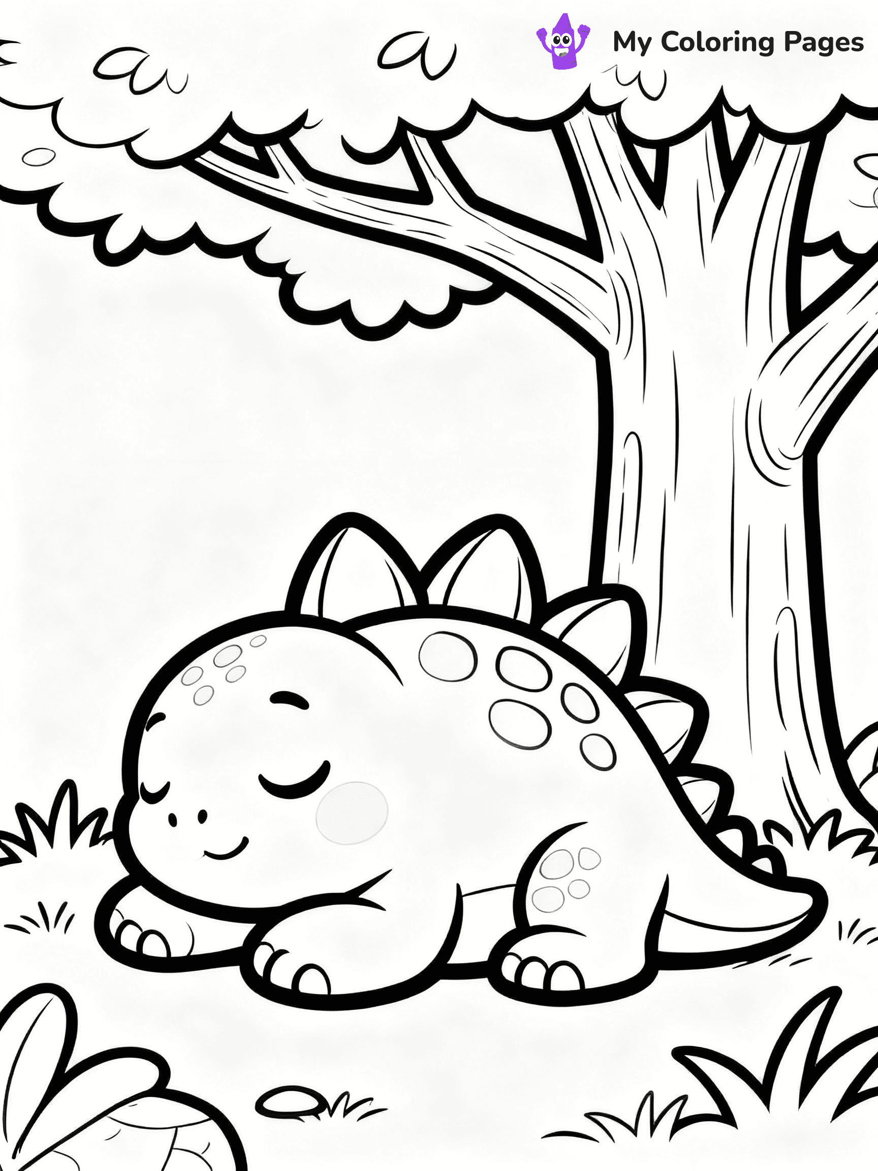 Baby Dinosaur Coloring Pages - 56