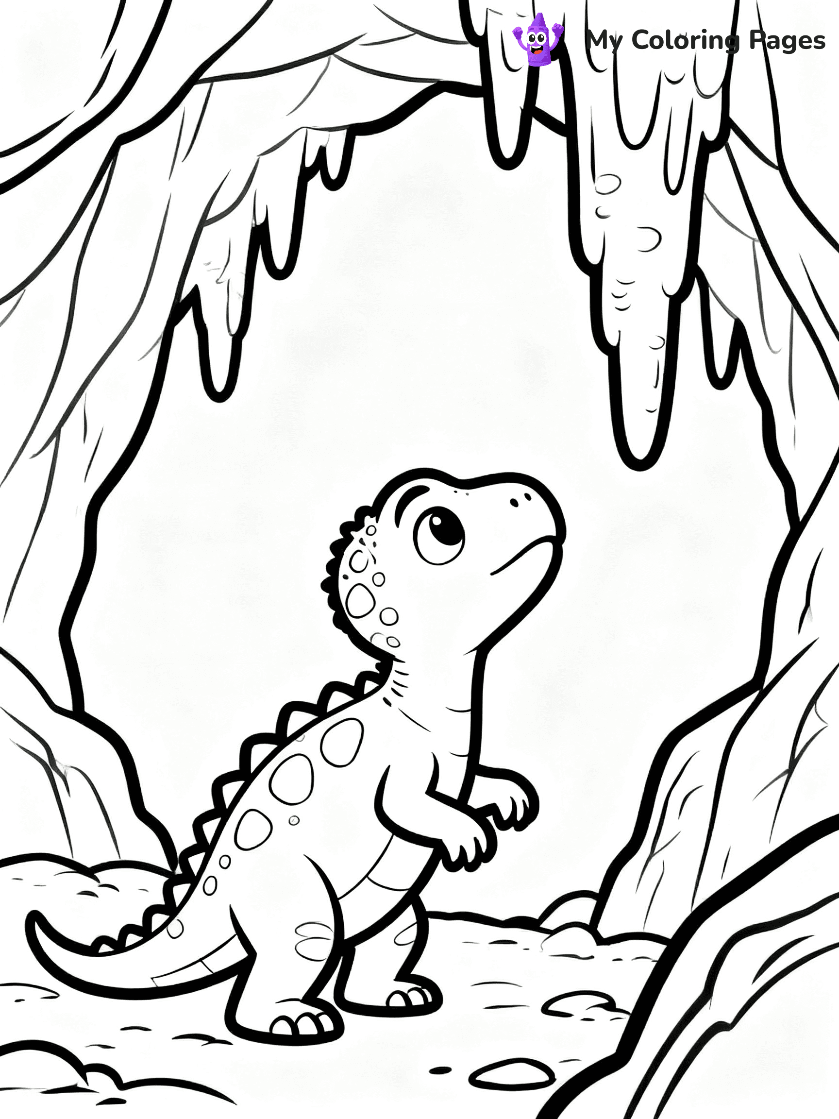 Baby Dinosaur Coloring Pages - 43