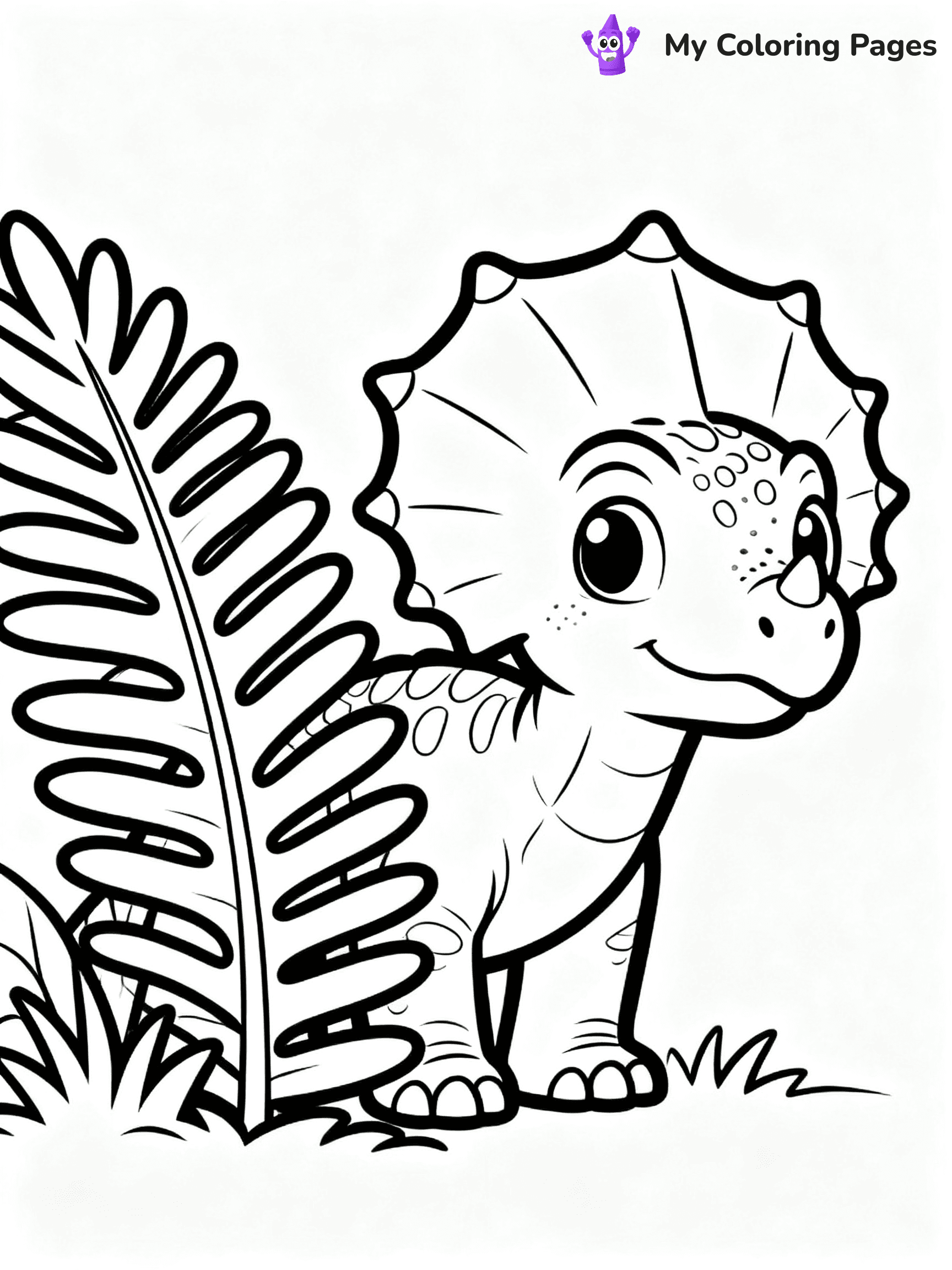 Baby Dinosaur Coloring Pages - 32
