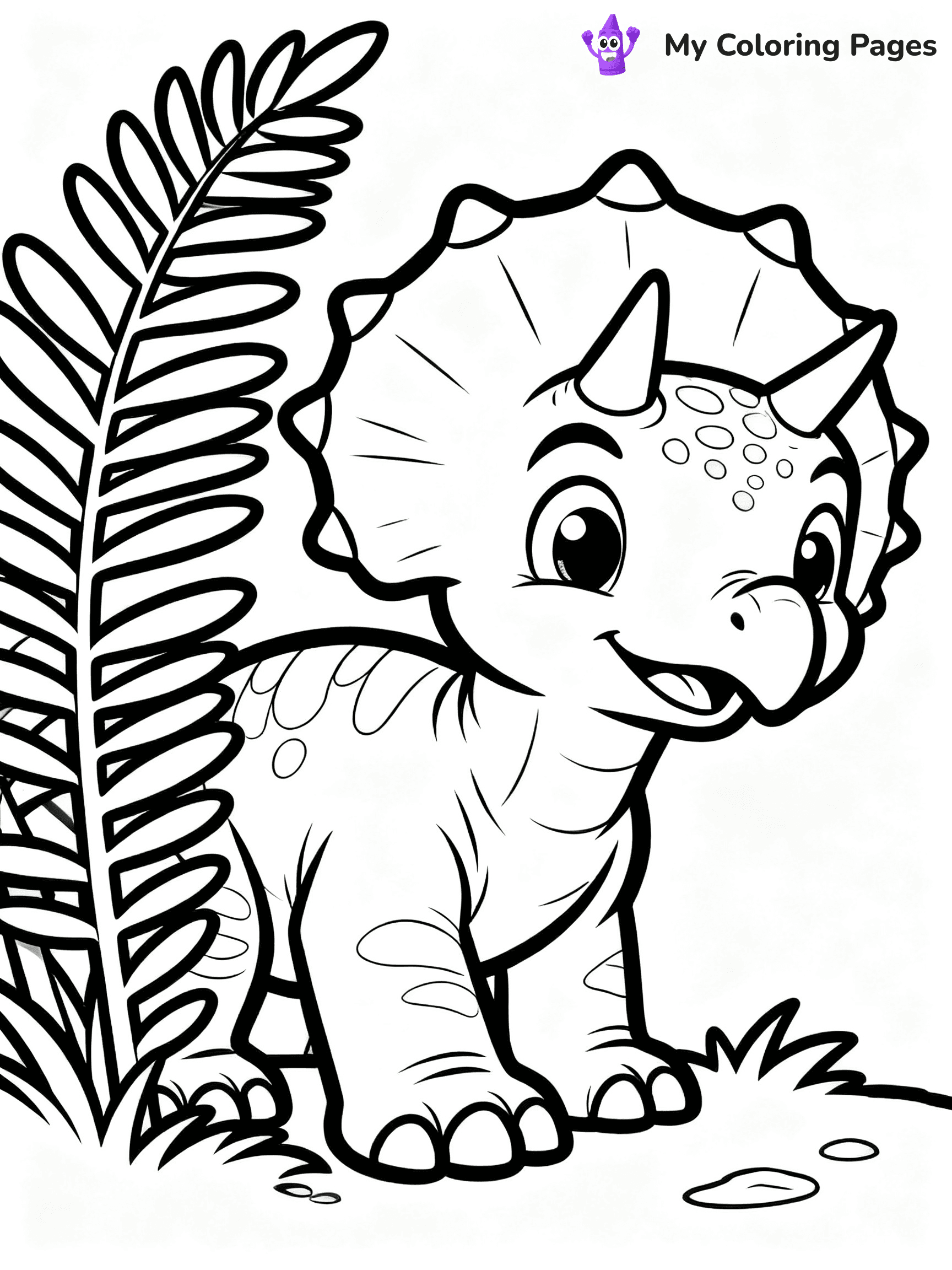 Baby Dinosaur Coloring Pages - 31
