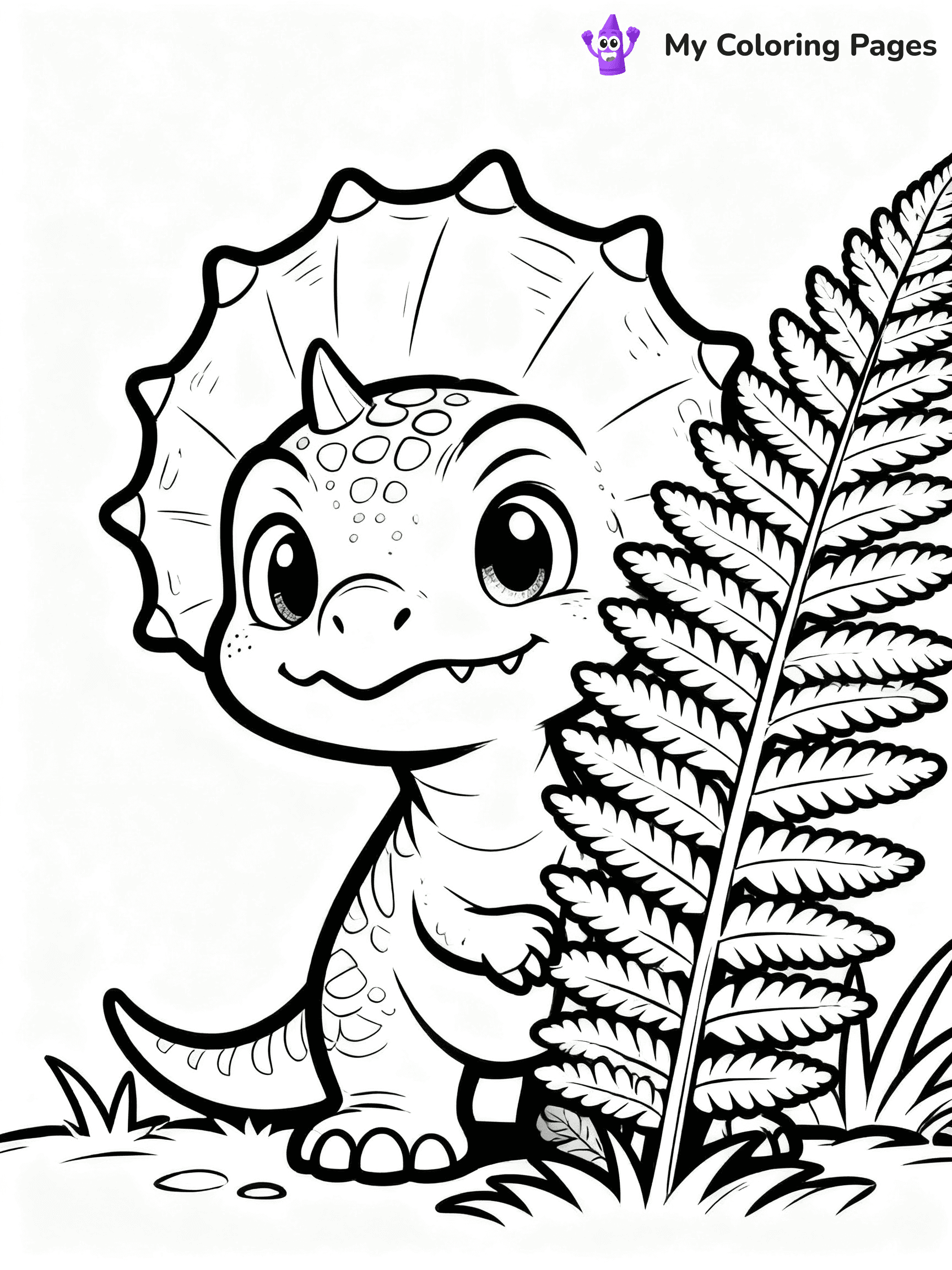 Baby Dinosaur Coloring Pages - 30