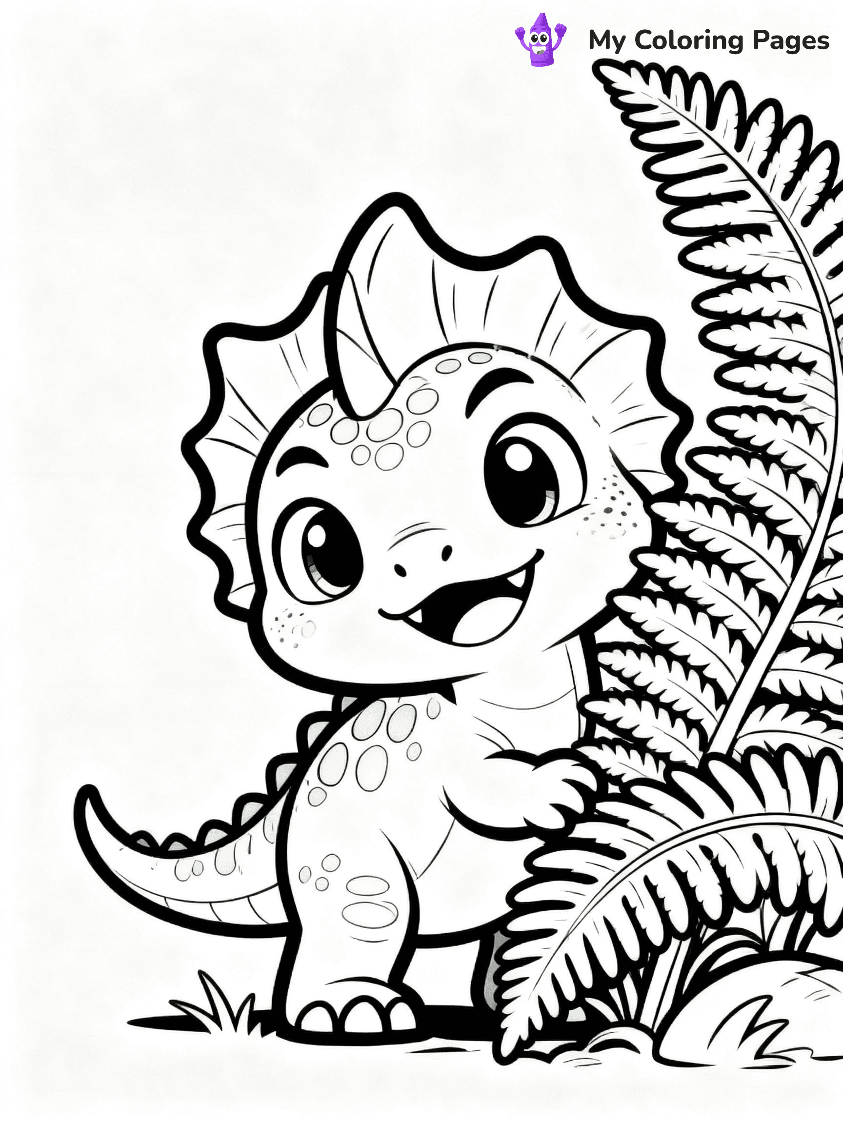 Baby Dinosaur Coloring Pages - 29