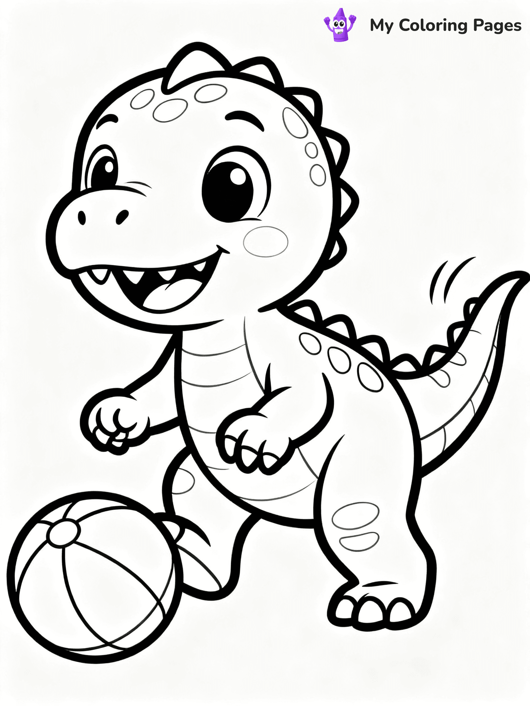 Baby Dinosaur Coloring Pages - 23