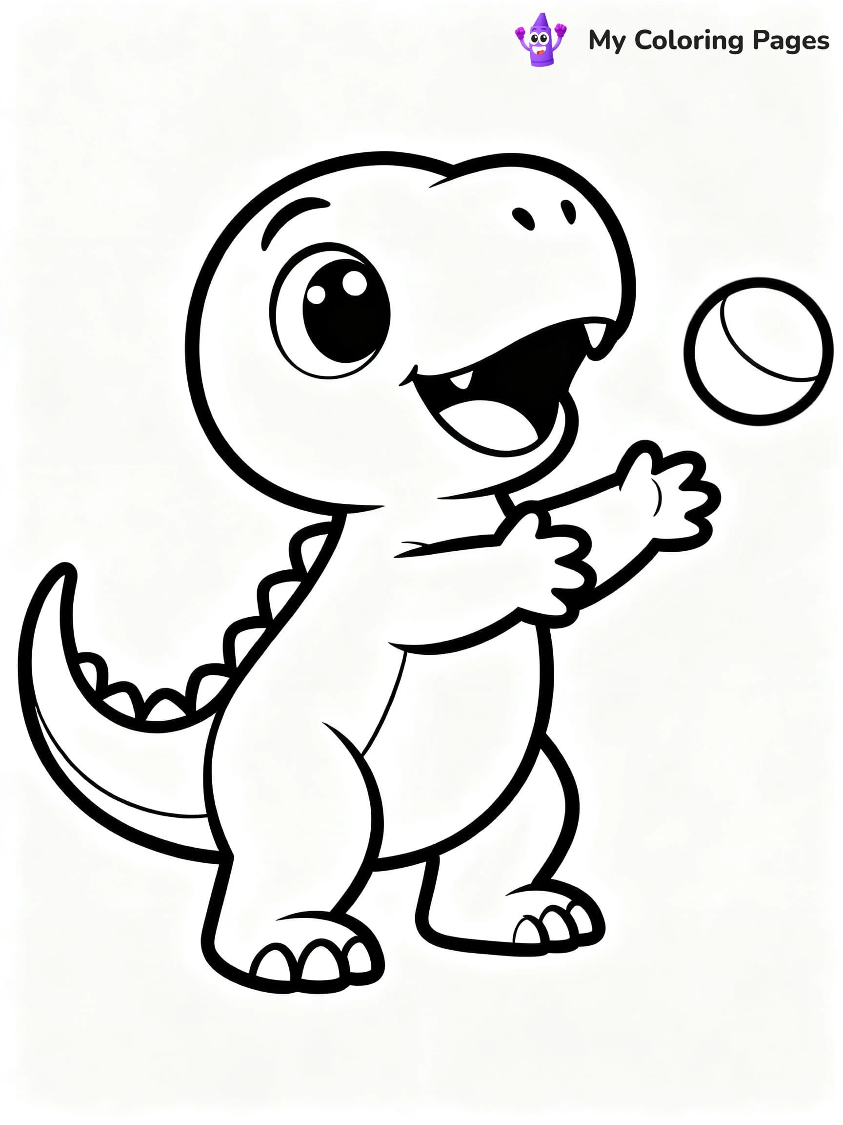 Baby Dinosaur Coloring Pages - 22