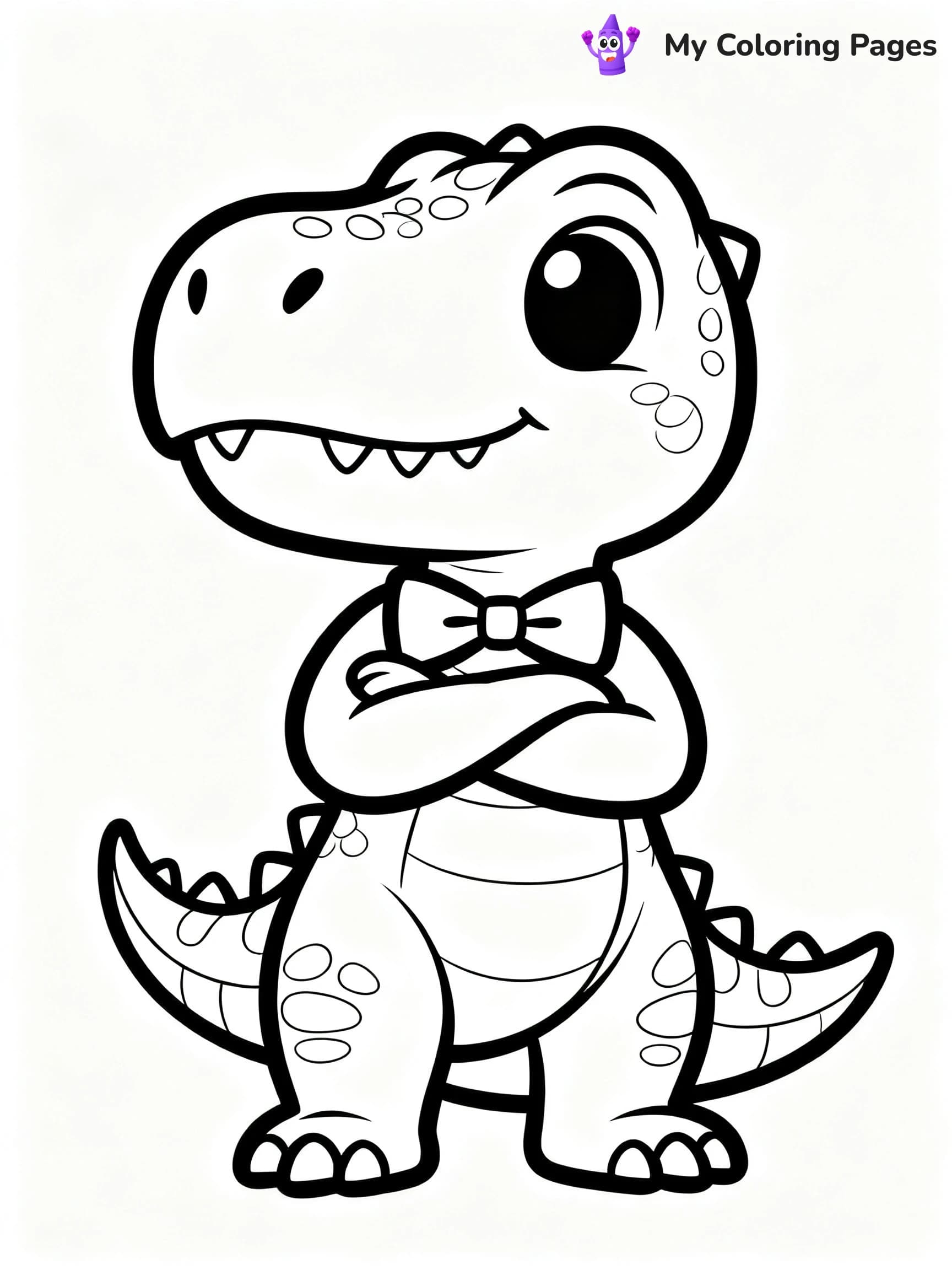 Baby Dinosaur Coloring Pages - 17