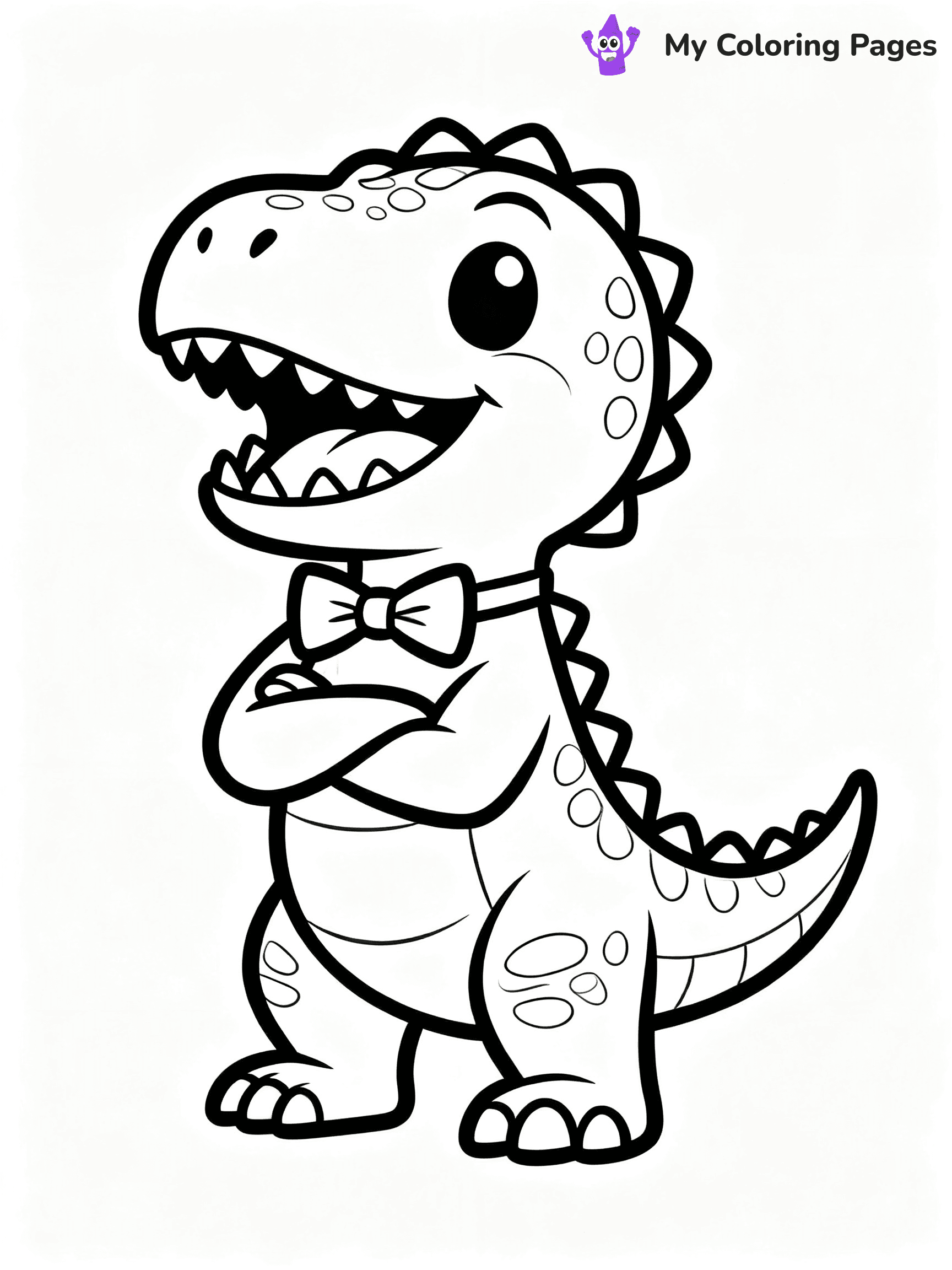Baby Dinosaur Coloring Pages - 16