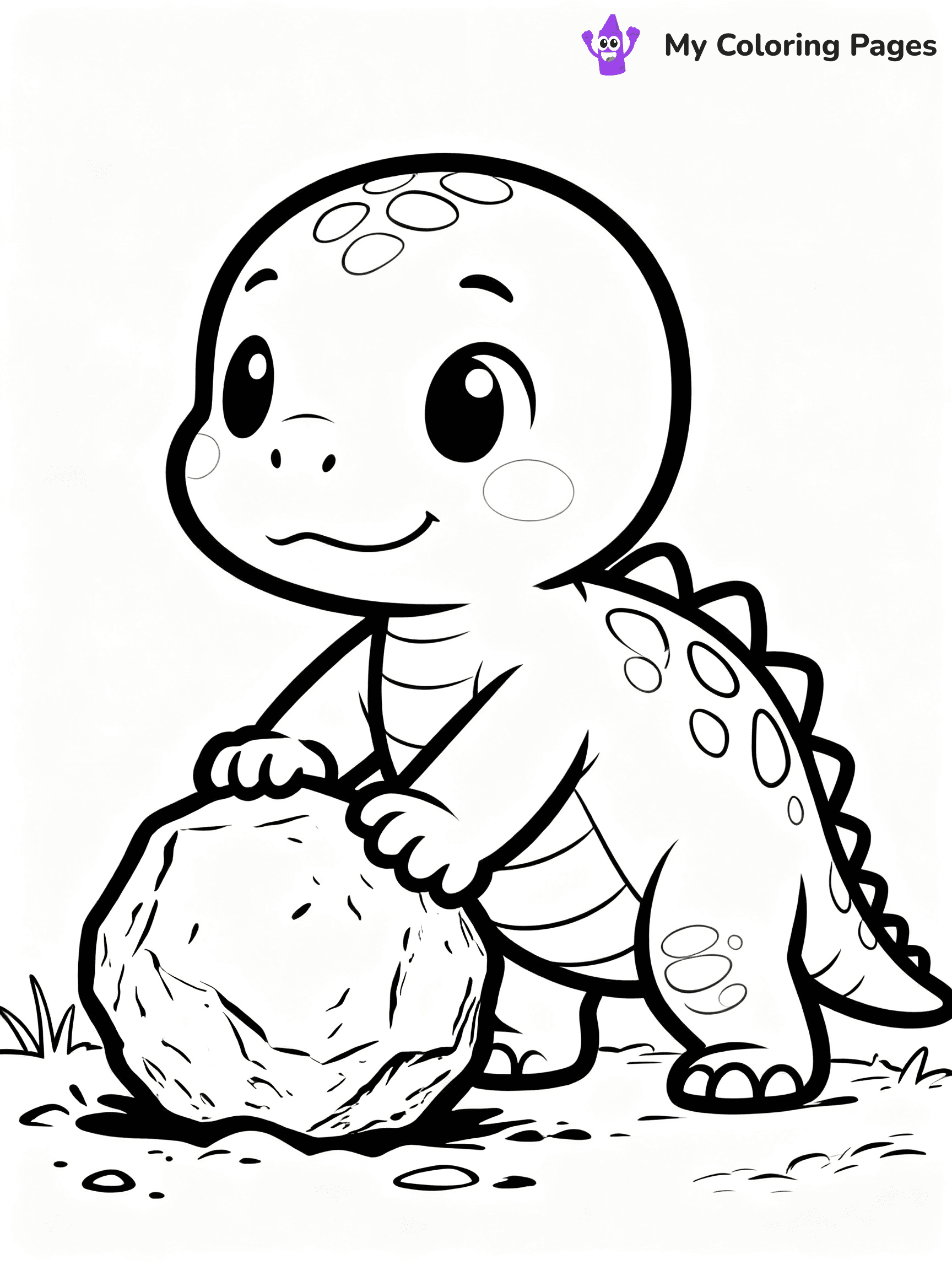 Baby Dinosaur Coloring Pages - 10
