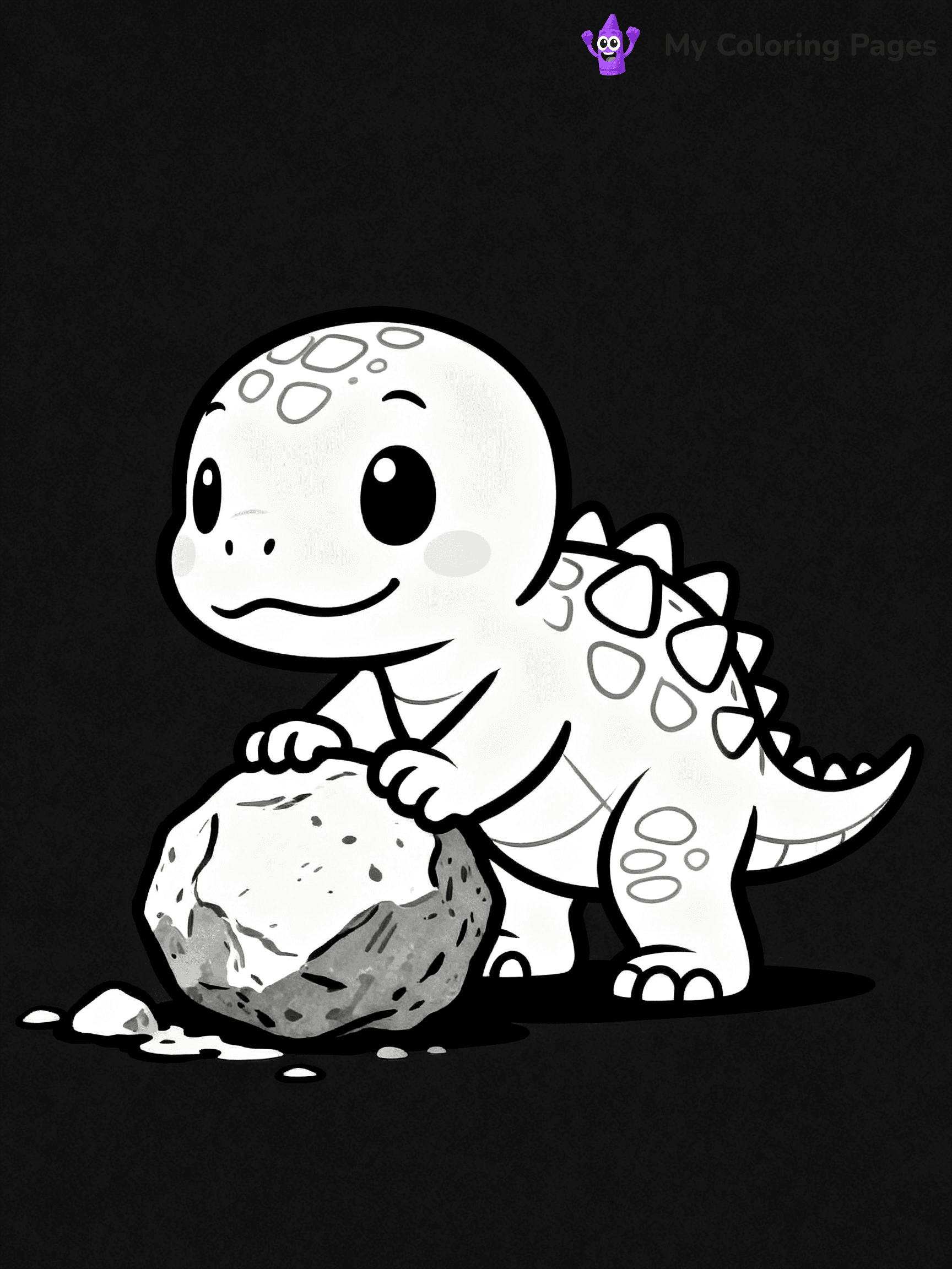 Baby Dinosaur Coloring Pages - 9